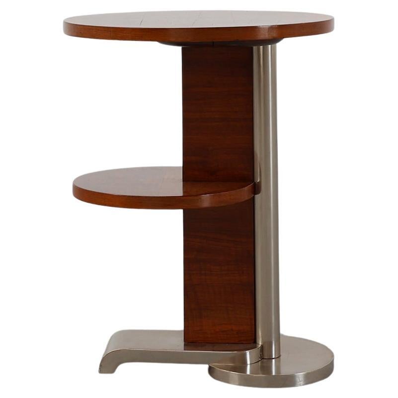 Art Deco Two-tiered modernist Side Table, France ca. 1925
