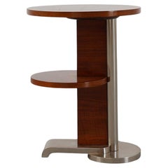 Tavolino modernista Art Déco a due piani, Francia, 1925 ca. 1925