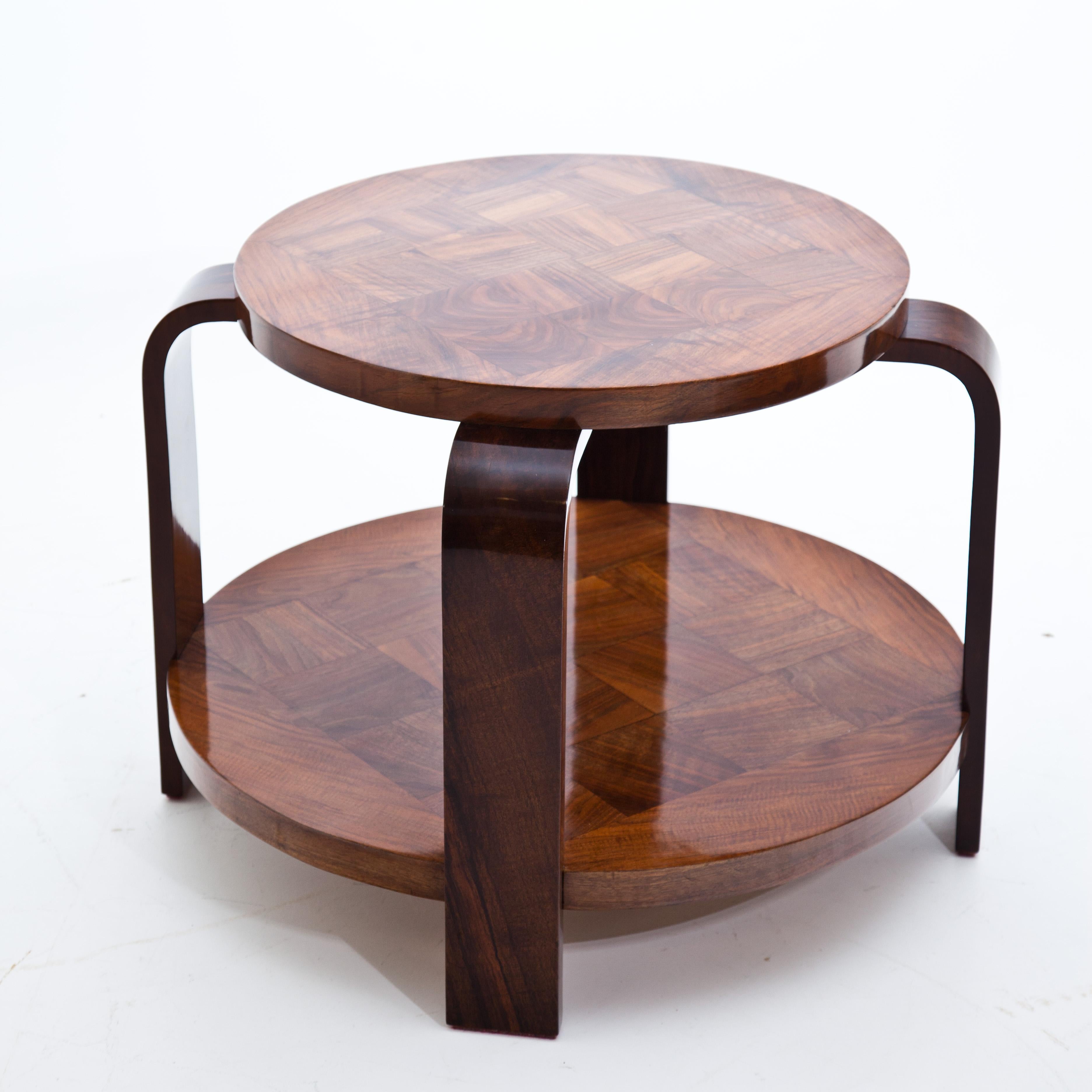 Mid-20th Century Art Deco Two-Tiered Table