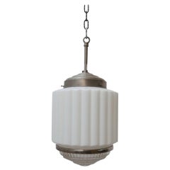 Art Deco Two Tone 'Skyscraper' Pendant Lights '5'