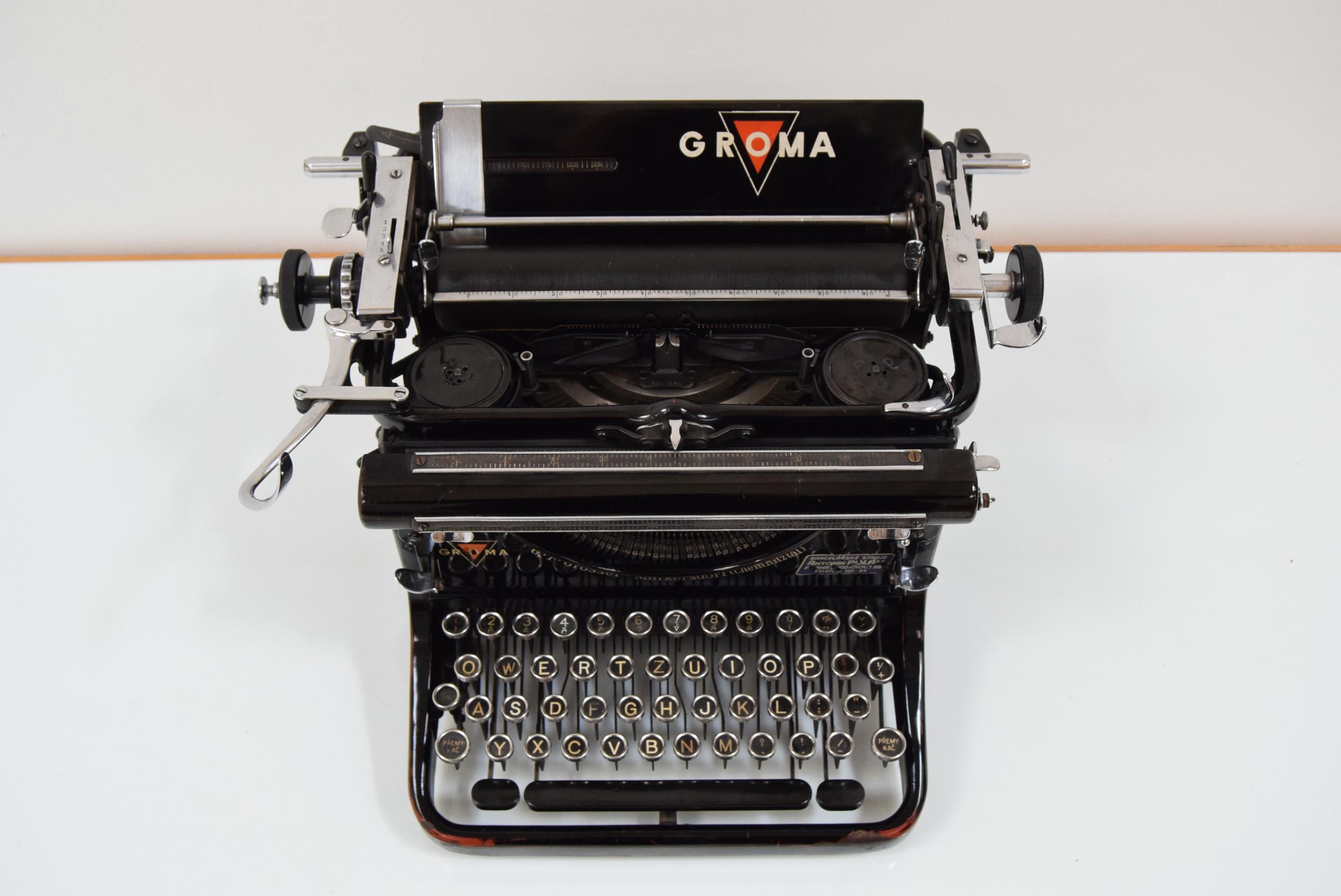 Art Deco Typewriter/Groma, circa 1935 4