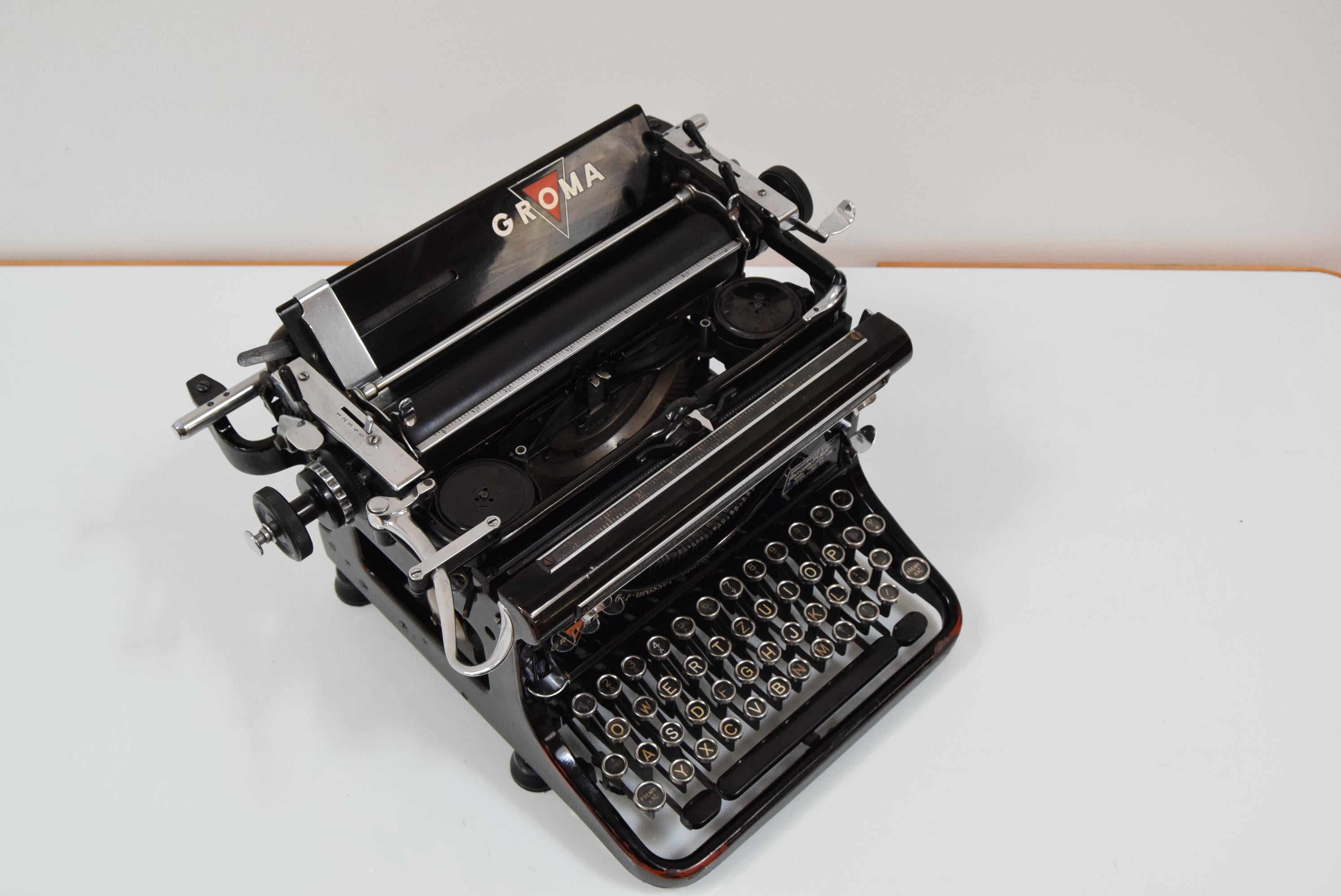 Art Deco Typewriter/Groma, circa 1935 5