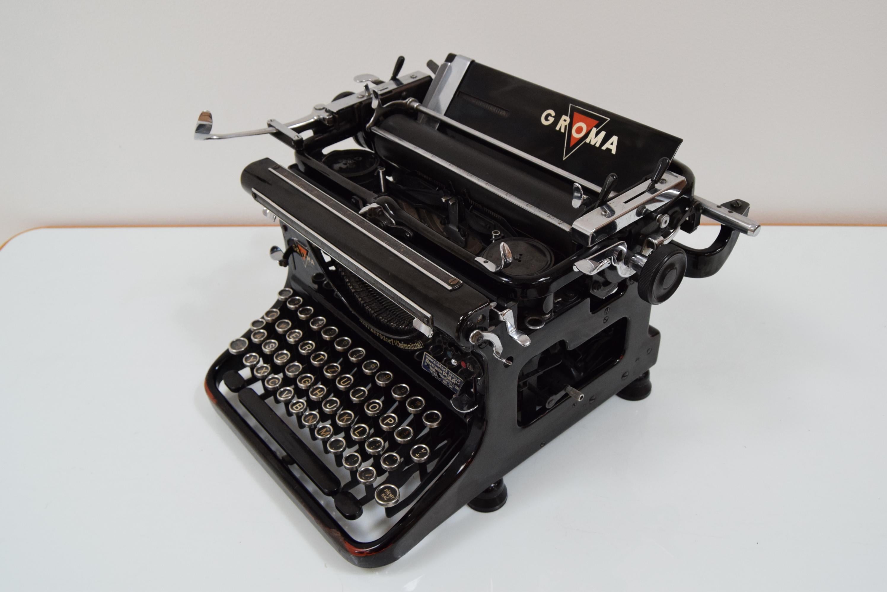 Art Deco Typewriter/Groma, circa 1935 3