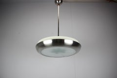 Art Deco UFO Pendant Chandelier by Josef Hůrka for Napako, 1930s