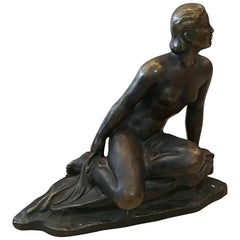 Sculpture en bronze Art Déco Ugo Cipriani, vers 1930
