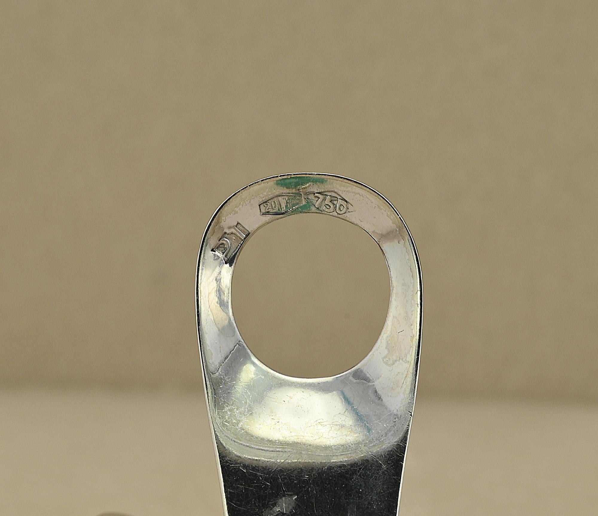 Art Deco Umberto Fontana 3.20 Ct Diamond 40.00 Ct Emerald Drop Earrings For Sale 7