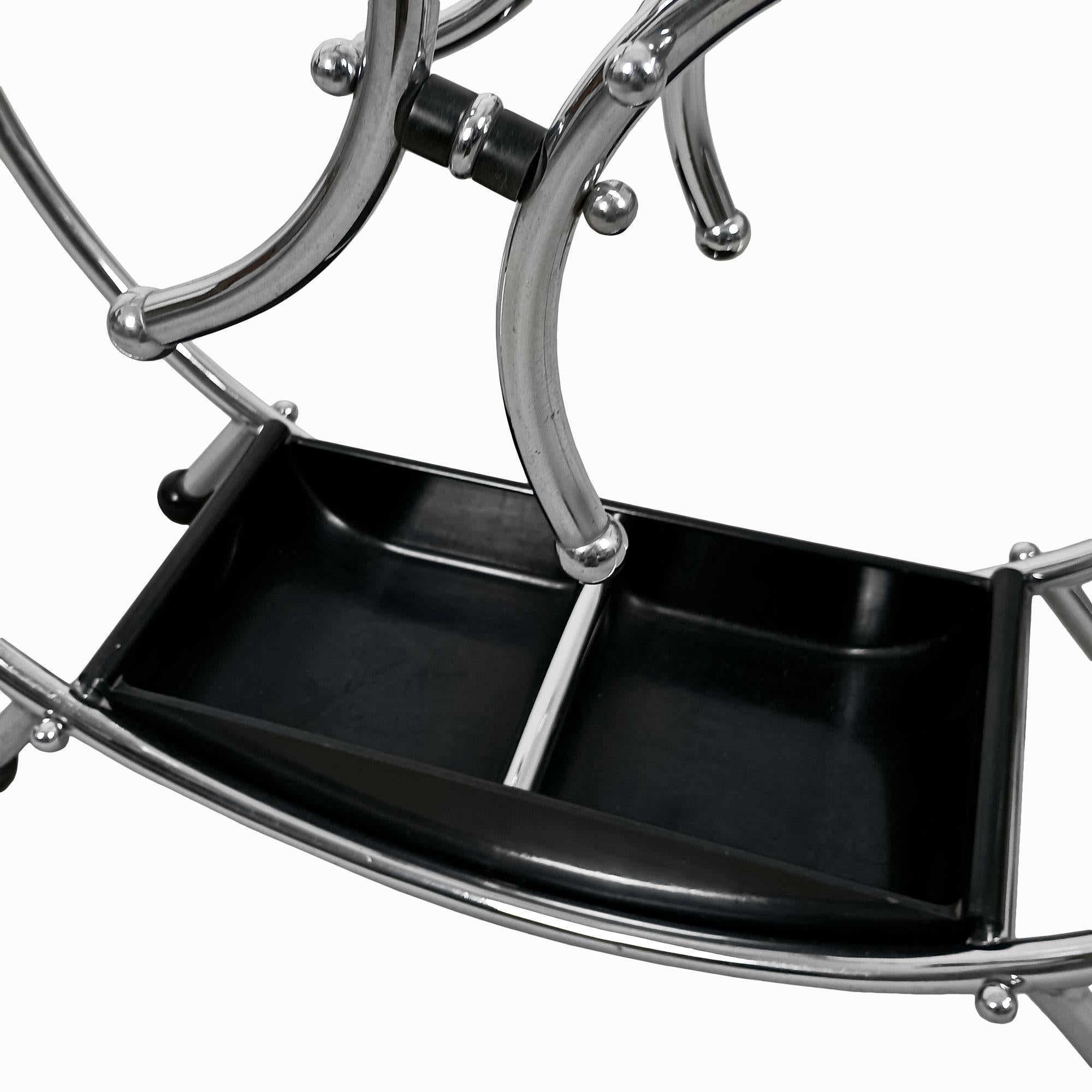 Metal Art Deco umbrella stand – Belgium 1930 For Sale