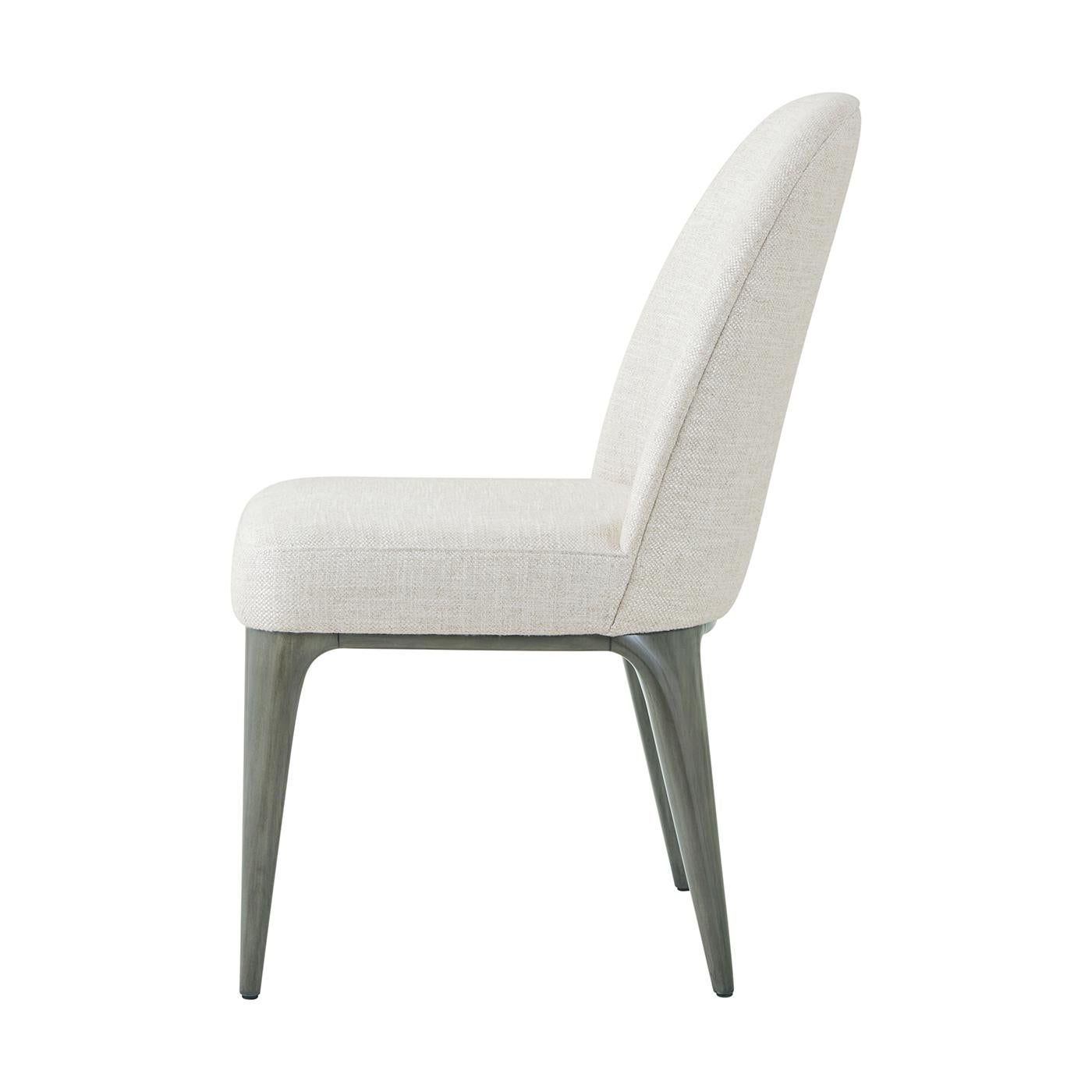 Art Deco Upholstered Dining Chairs In New Condition For Sale In Westwood, NJ