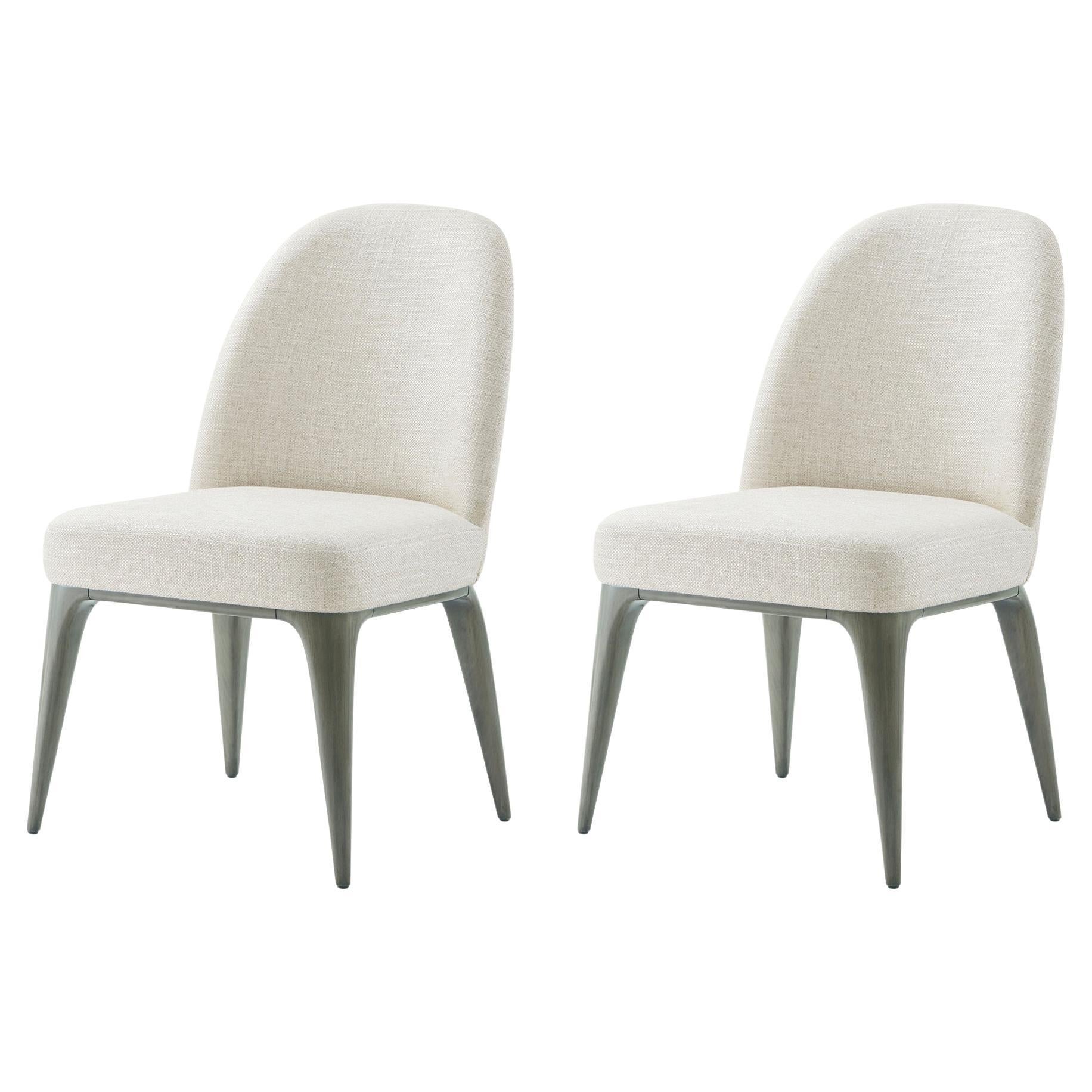 Art Deco Upholstered Dining Chairs For Sale