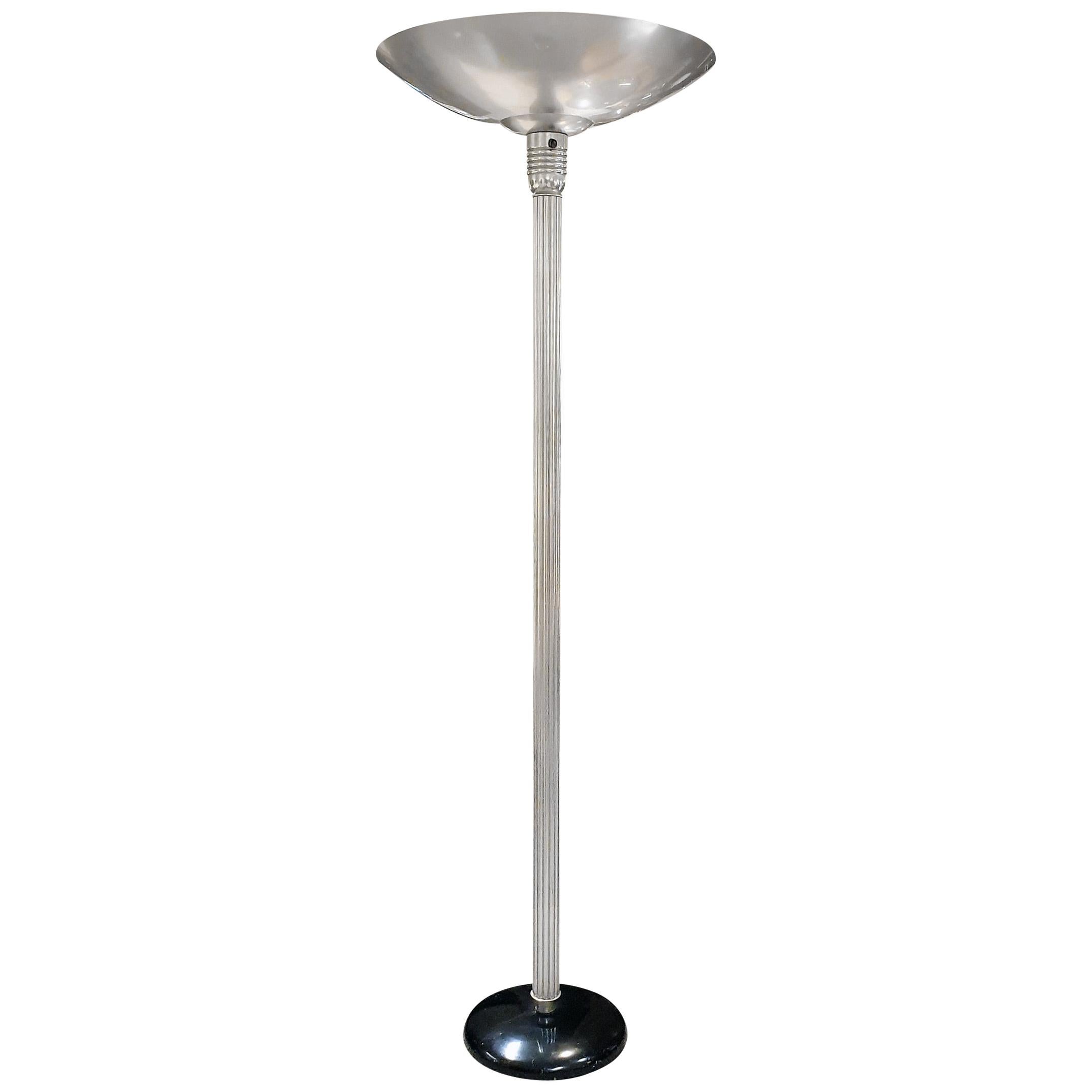 Art Deco Uplighter Floor Lamp For Sale