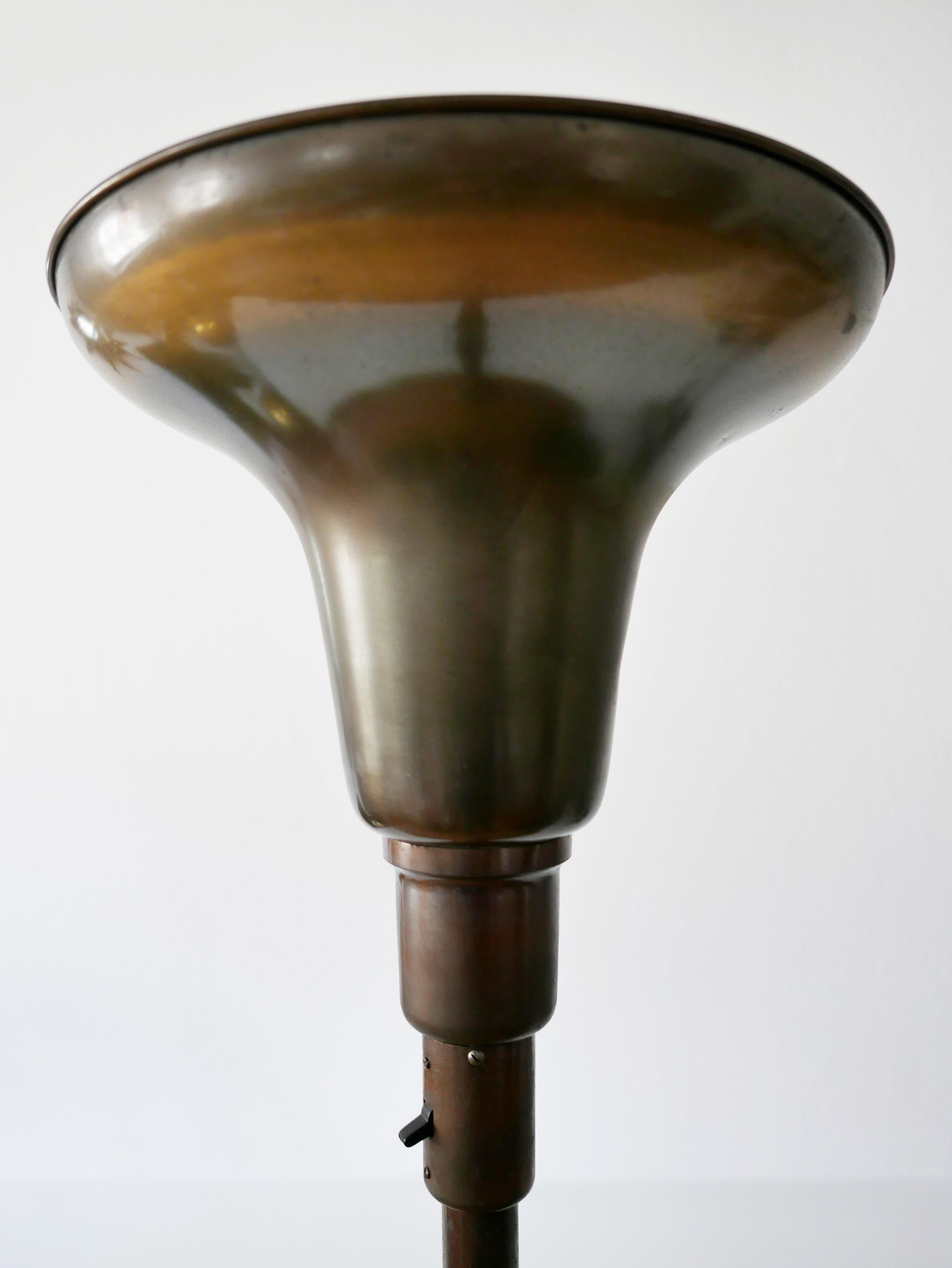 Art Deco Uplighter Floor Lamp Model Luminator by Kaiser & Co., 1930s, Germany For Sale 4