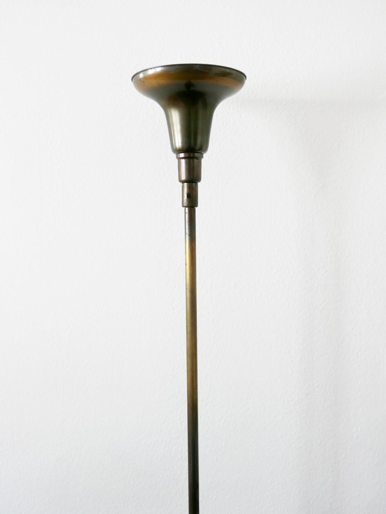 Allemand Lampadaire Art Déco modèle luminateur de Kaiser & Co, années 1930, Allemagne en vente