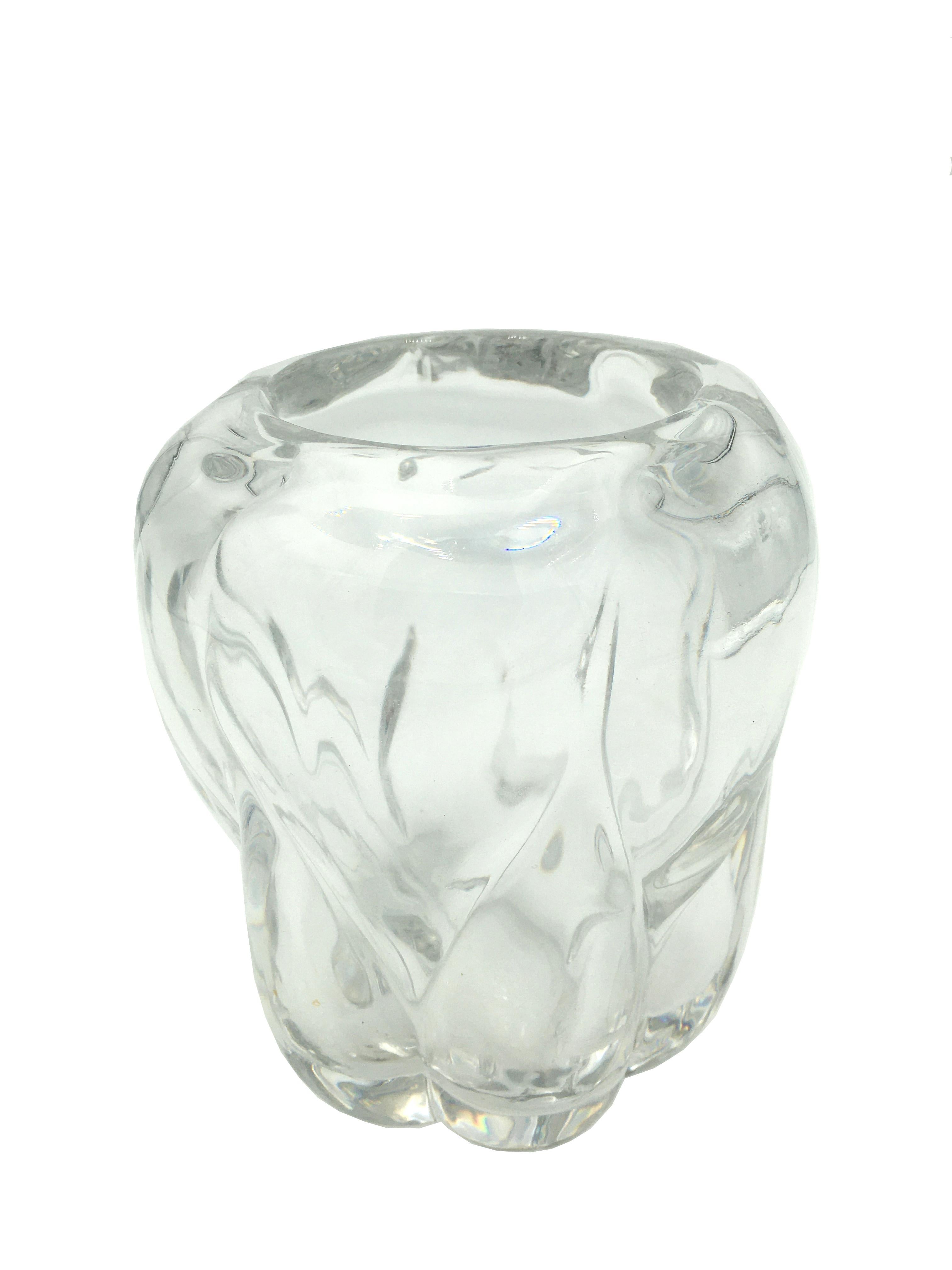 val st lambert crystal vase