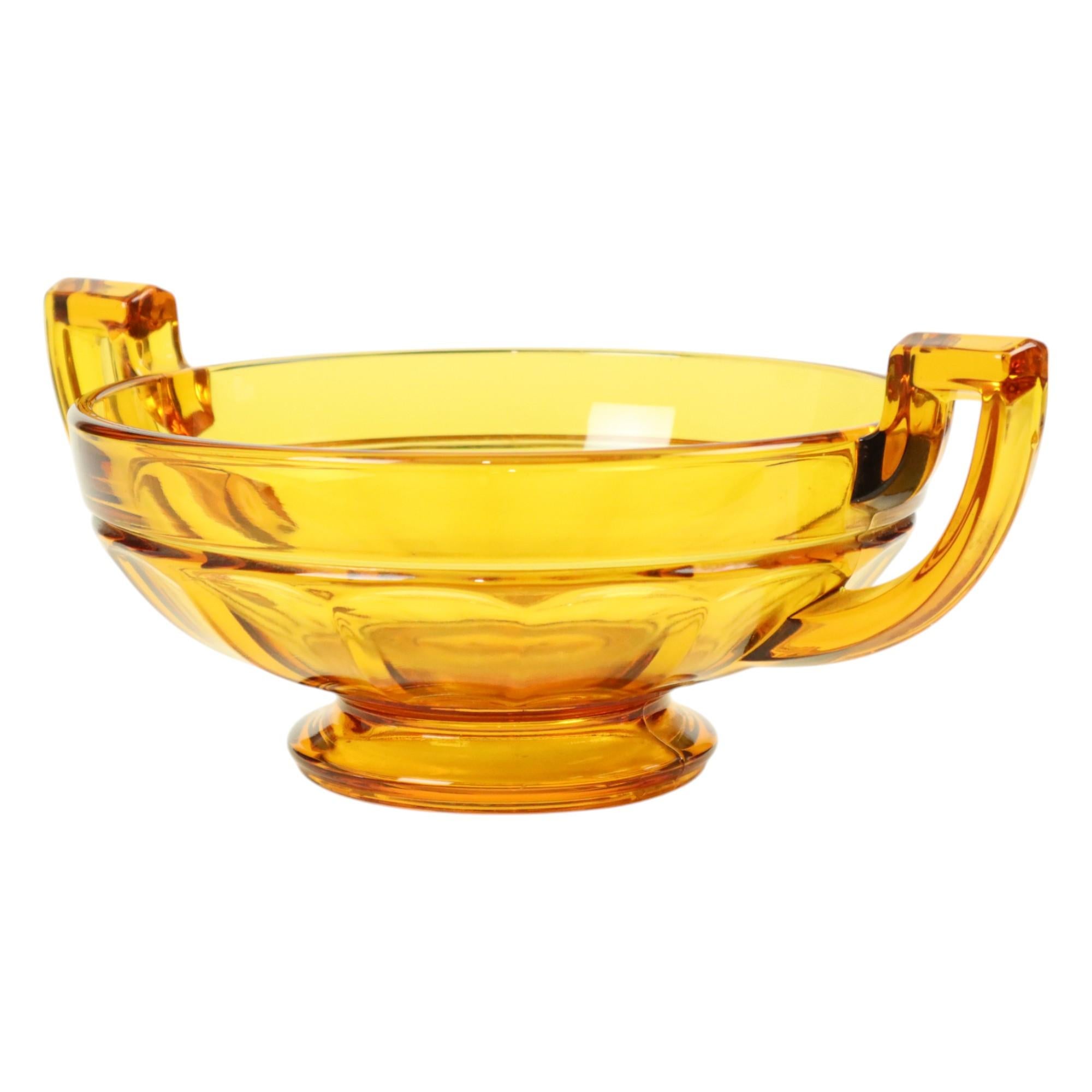 Belga Fruttiera Art Deco Val Saint Lambert Noémie Luxval 1935