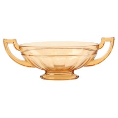 Art Deco Val Saint Lambert Fruit Bowl Noémie Oval Luxval 1935