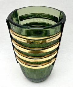 Art Deco Val Saint Lambert, Luxval, Model Egmont, Charles Graffart, 1934