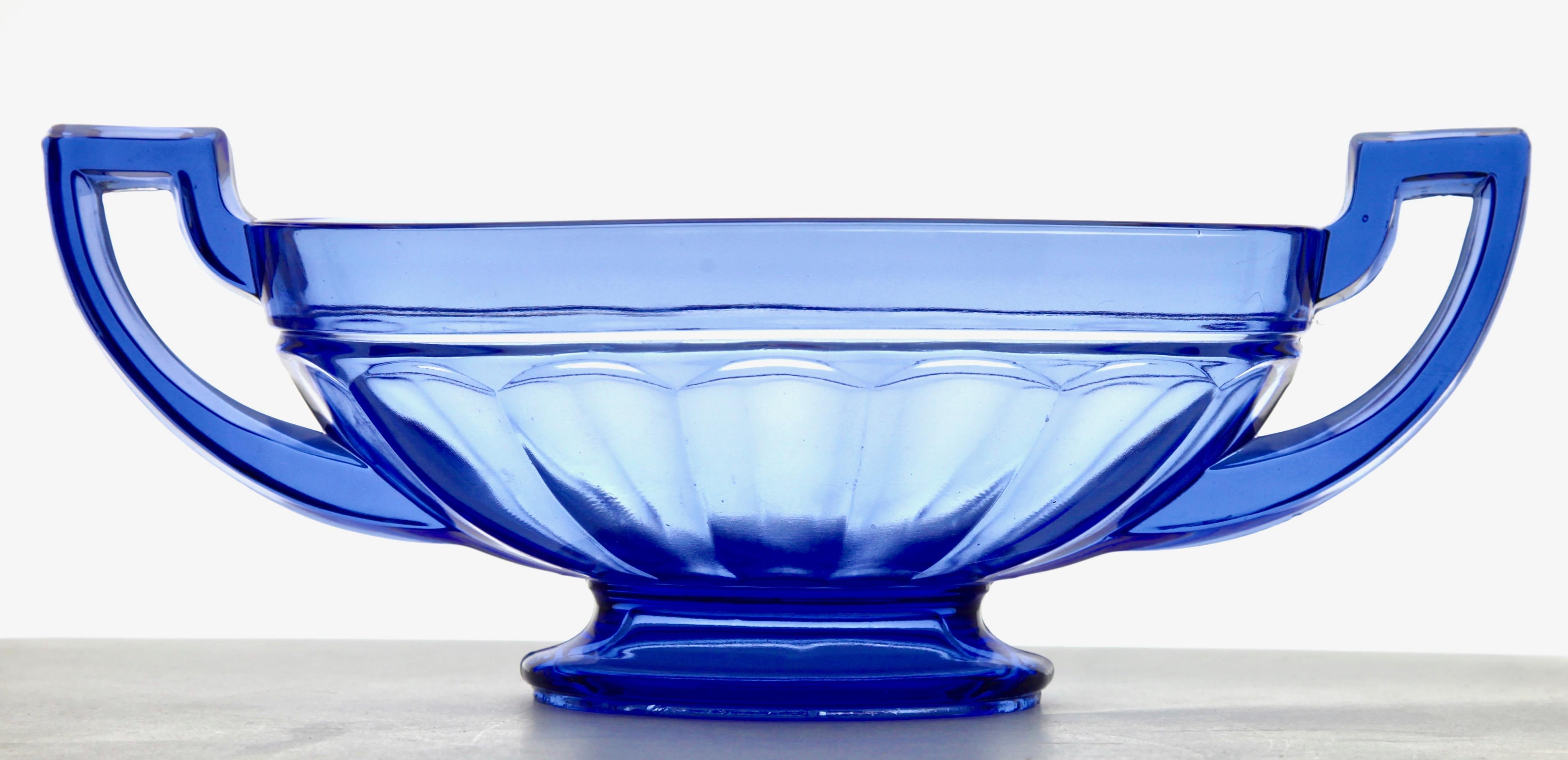Val Saint Lambert in their Luxval series, in the 1930s. The vase is marked on the inside: 