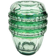 Art Deco Val Saint Lambert Vase by Joseph Simon
