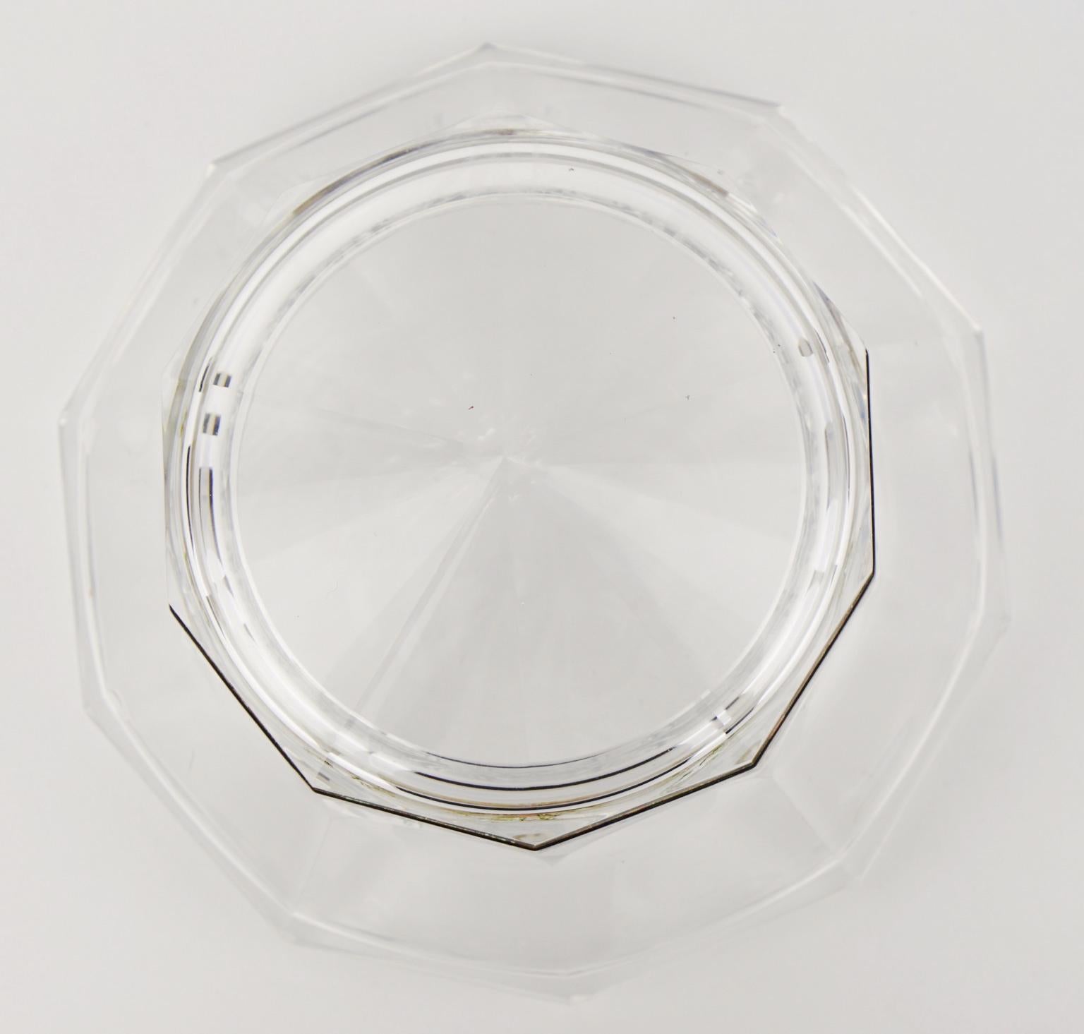 Art Deco Val Saint Lambert White Glass Hermione Sweet Box Bonbonniere For Sale 6