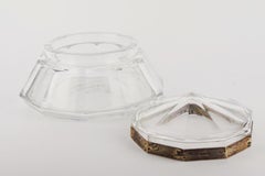 Art Deco Val Saint Lambert White Glass Hermione Sweet Box Bonbonniere