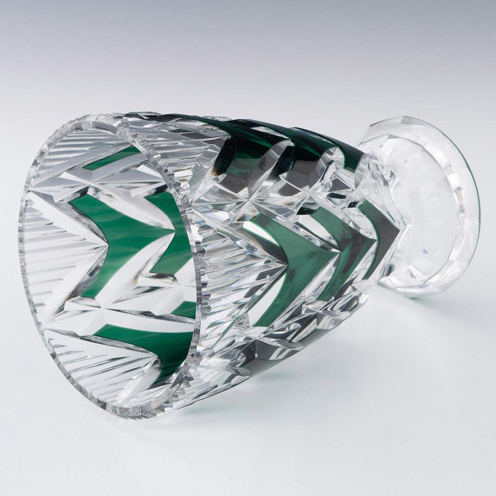 Art Deco Val St Lambert Vase By Joseph Simon c1935 In Good Condition For Sale In Tunbridge Wells, GB