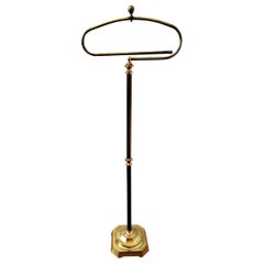 Antique Art Deco Valet in Bronze and Brass, Early 20th Century