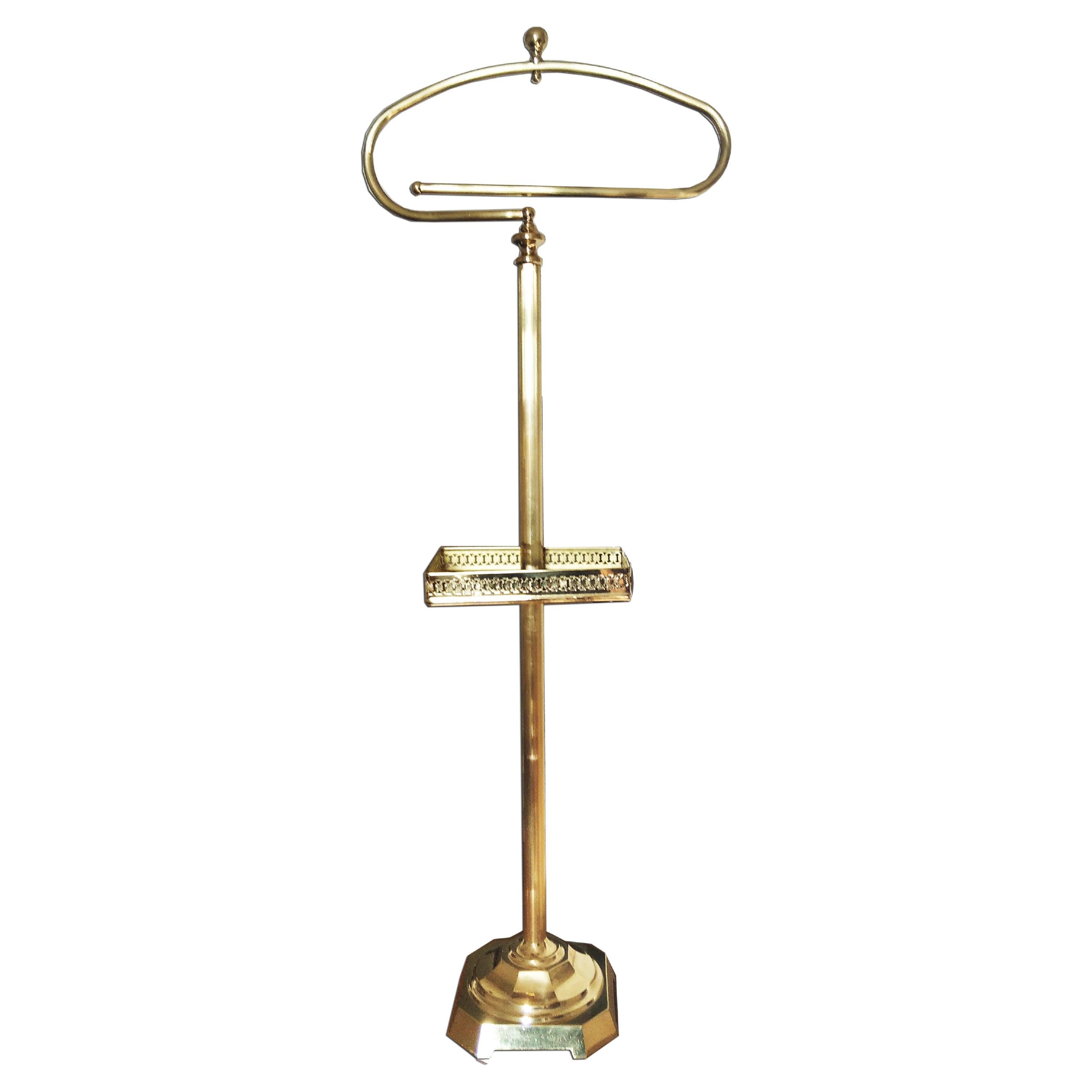 20th Century Lucite and Chrome Pagoda Style Garment Valet For Sale at