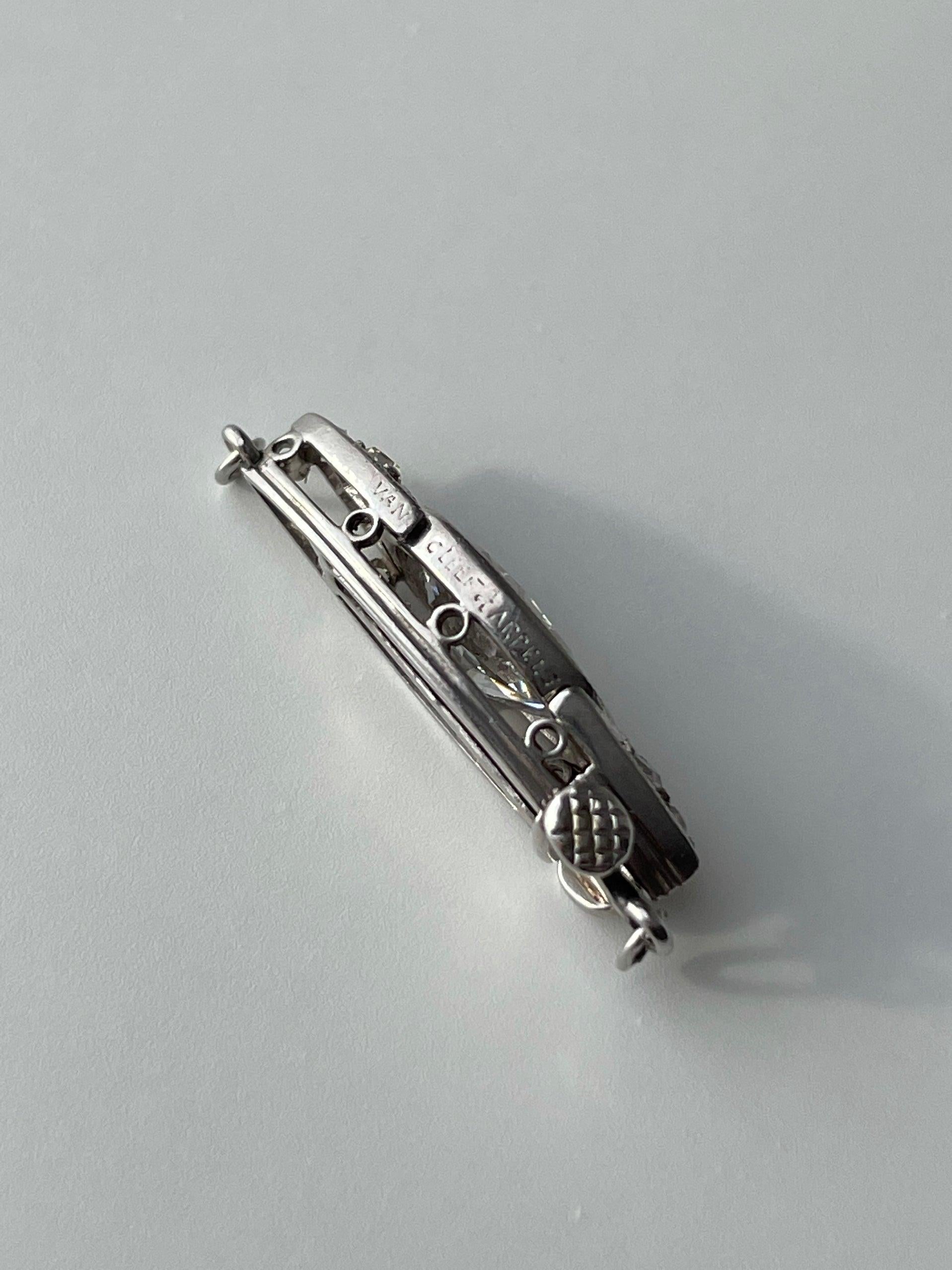 Art Deco Van Cleef & Arpels Diamantverschluss (Art déco) im Angebot
