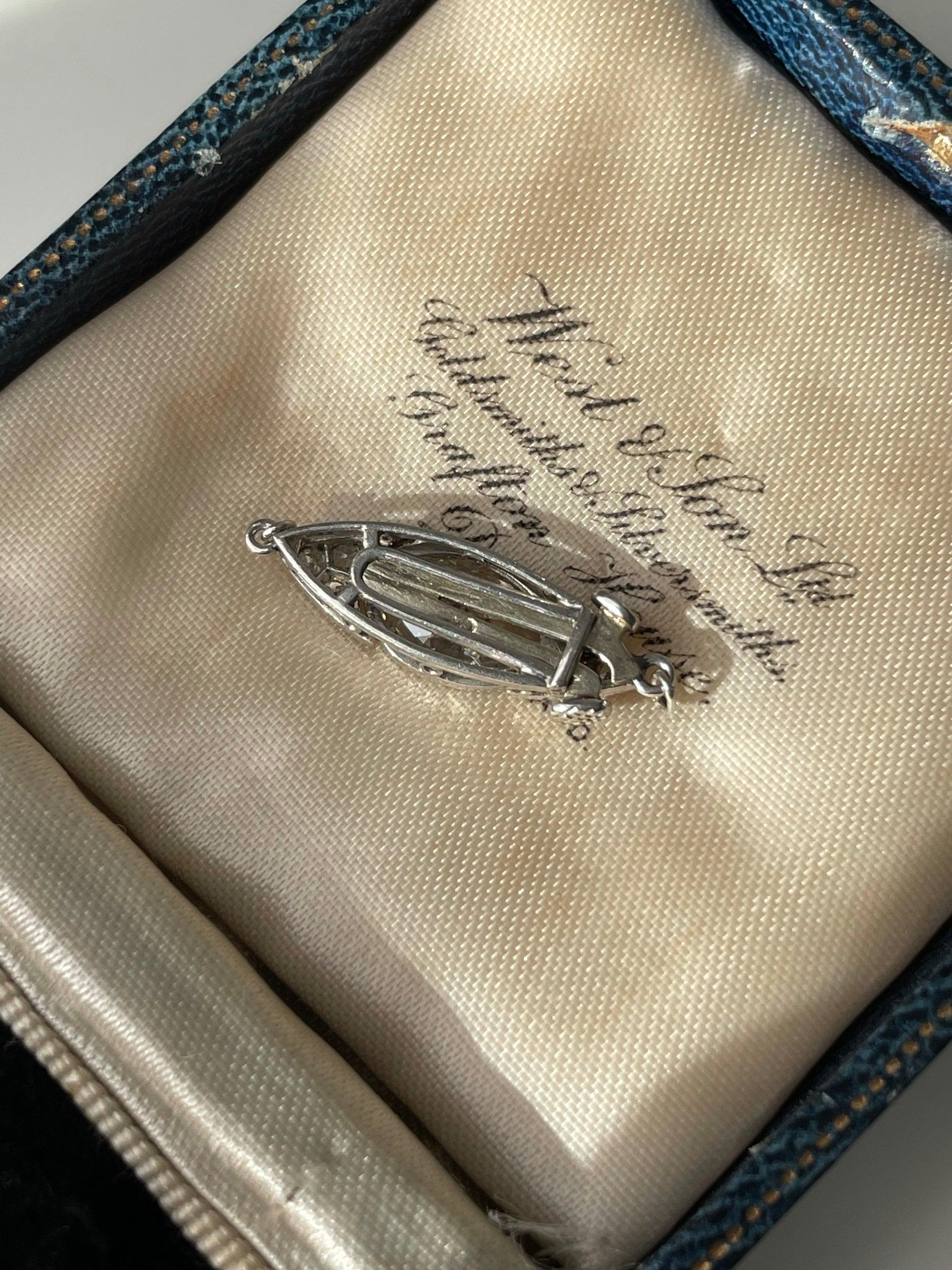 Art Deco Van Cleef & Arpels Diamantverschluss für Damen oder Herren im Angebot