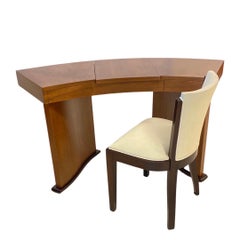 Art Deco Vanity Desk (coiffeuse) and Chair