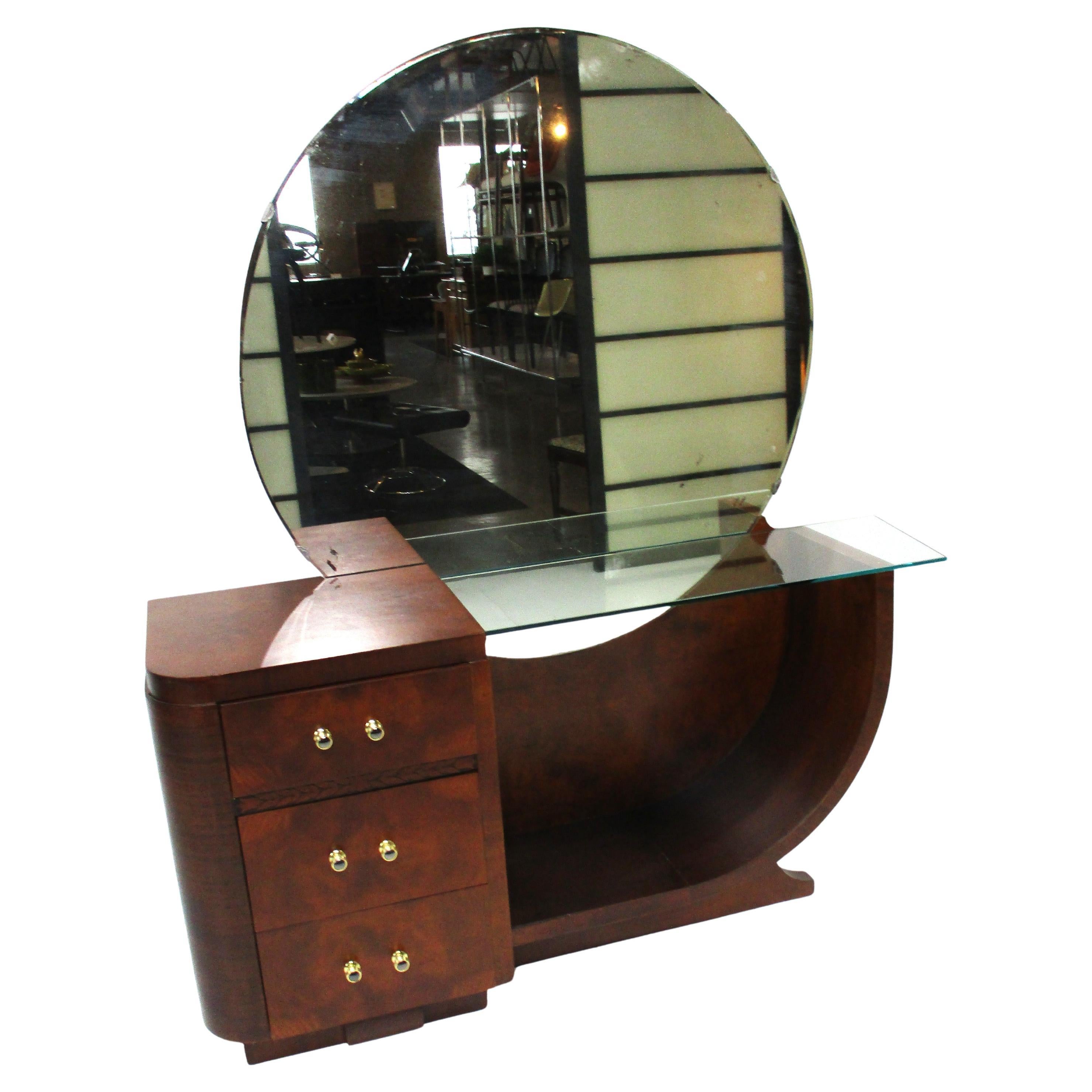 Art Deco Vanity in the style of Desky and Rohde