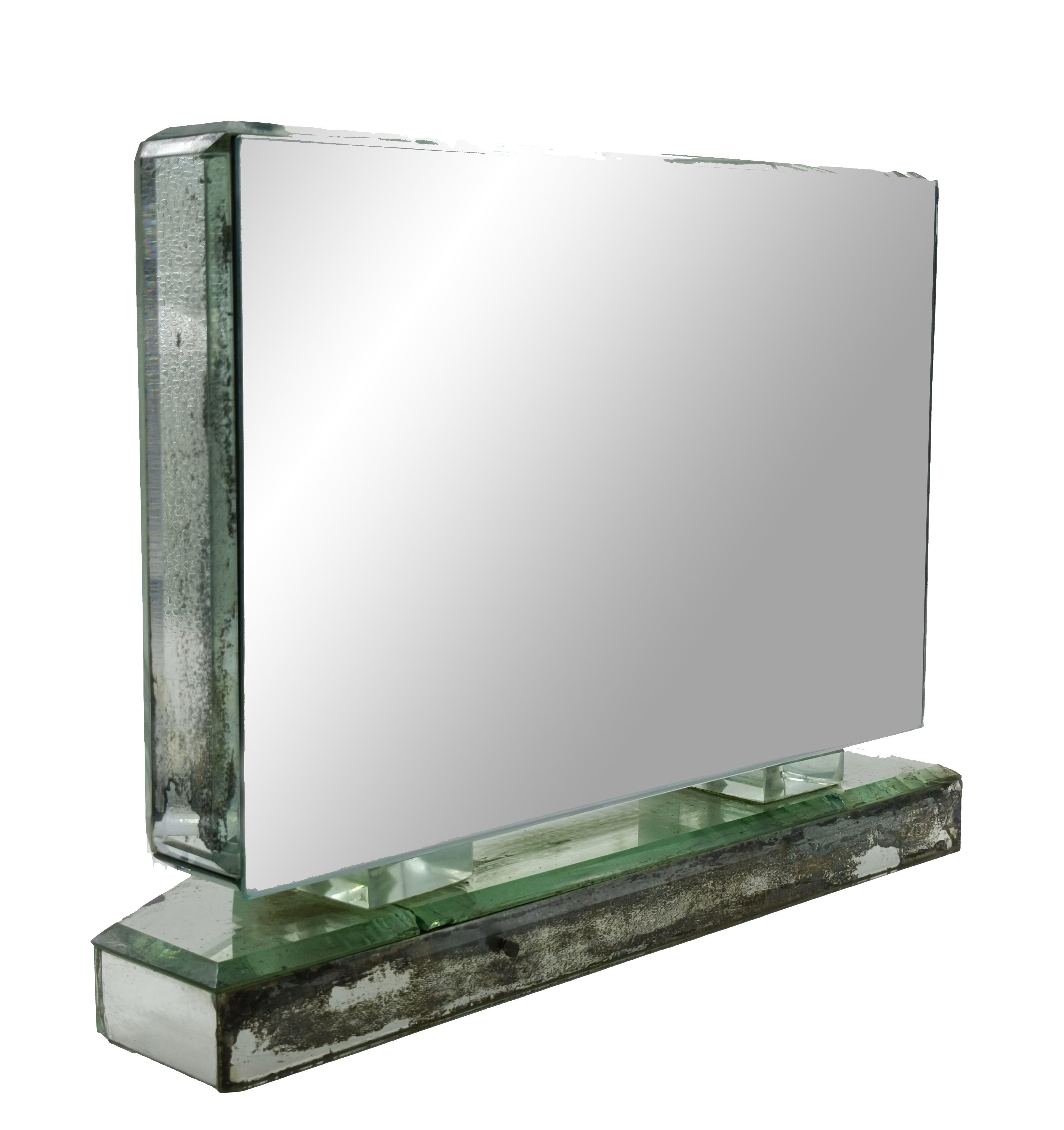 Art déco Vanité Art Déco  Miroir, Italie 1940s en vente