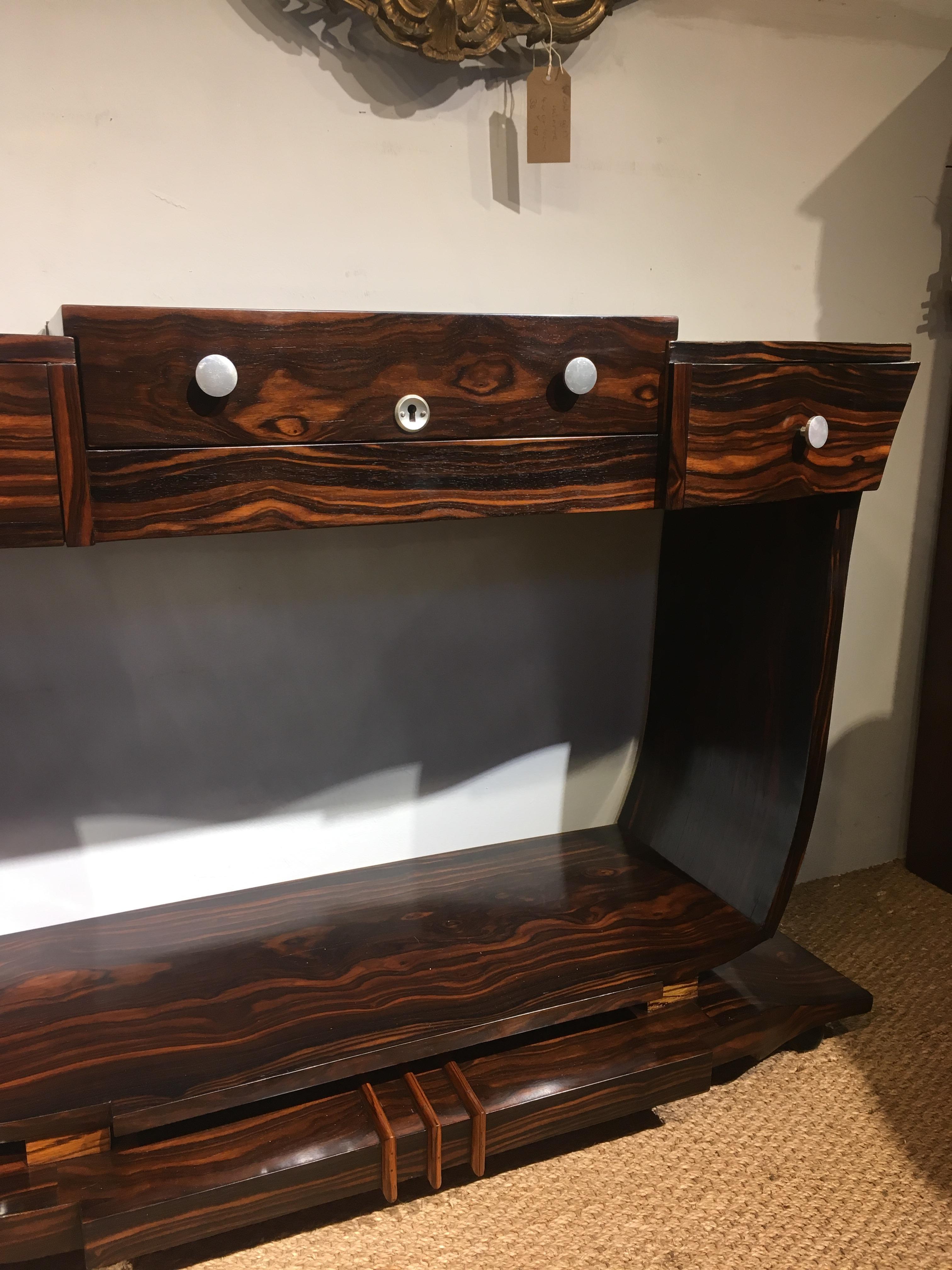 Mid-20th Century Art Deco Vanity Table / Console Table