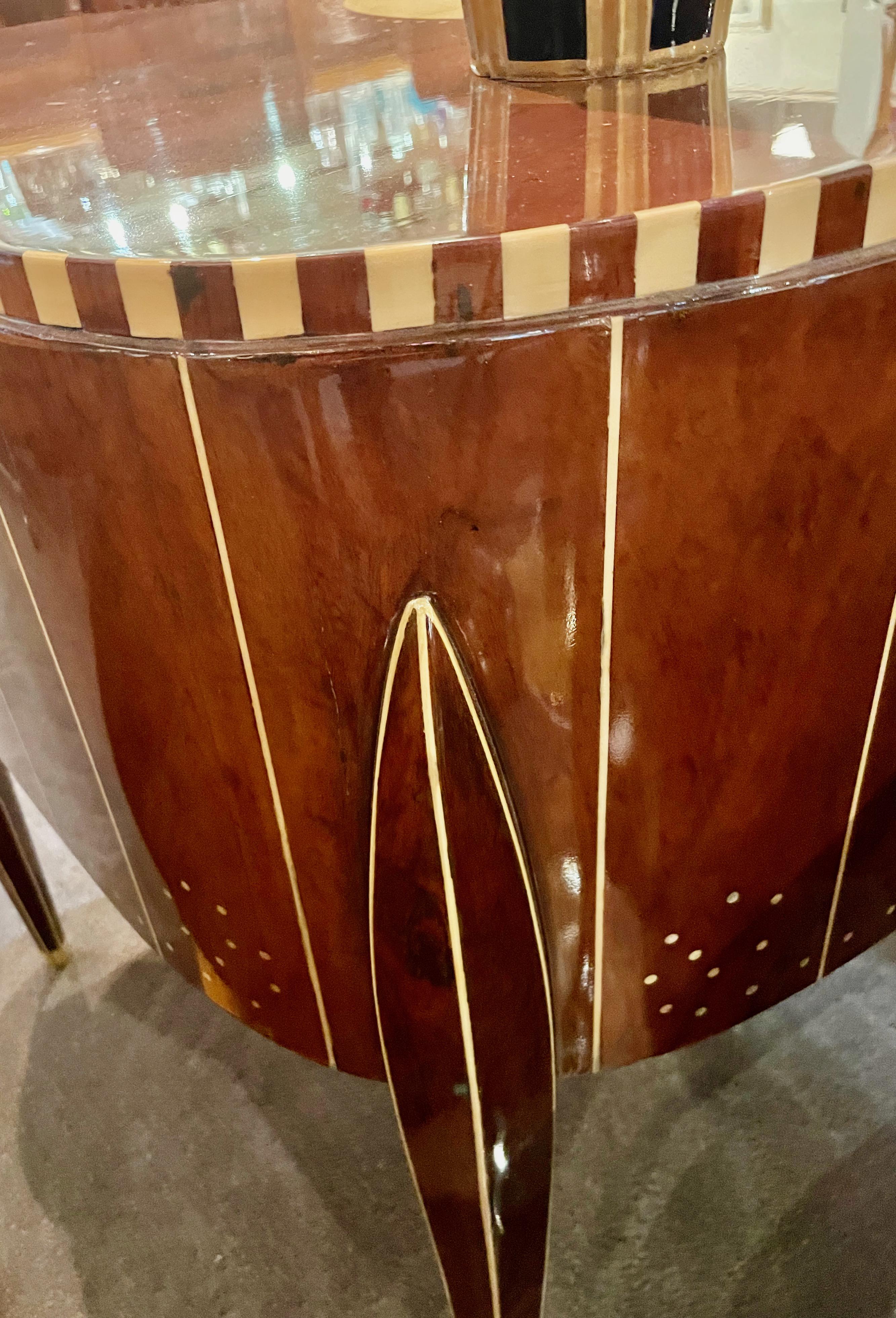 Art Deco Vanity Table or Desk After Style of Ruhlmann For Sale 8