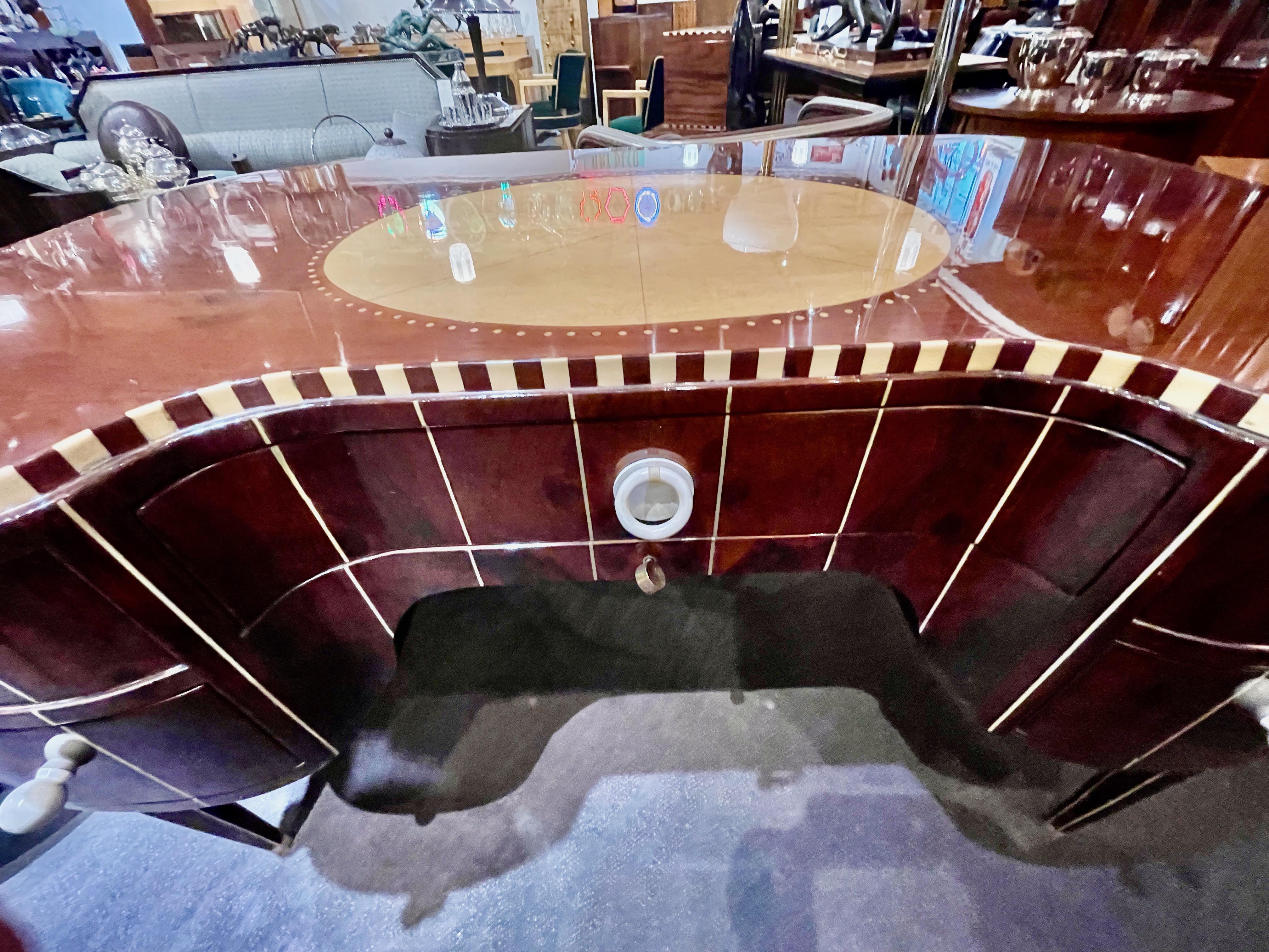 Art Deco Vanity Table or Desk After Style of Ruhlmann For Sale 3