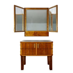 Meuble sous-lavabo Art Déco - Italie 1934