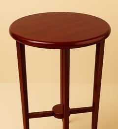 Art Deco Varnish Pedestal Table, 20th Century