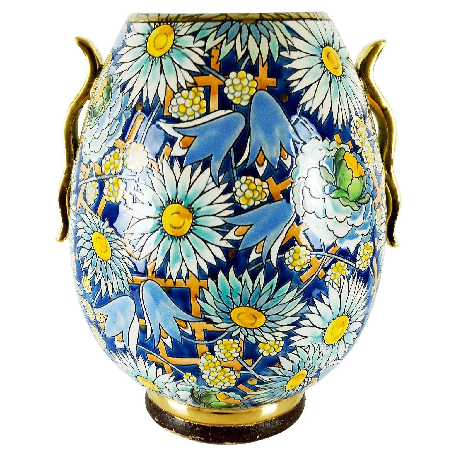 Art Deco vase – Belgium 1925 For Sale