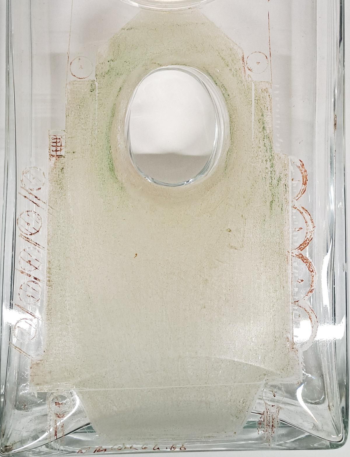 Realizzato con acquaforte Vaso Art Deco di A. Riecke, Francia - Firmato e datato in vendita