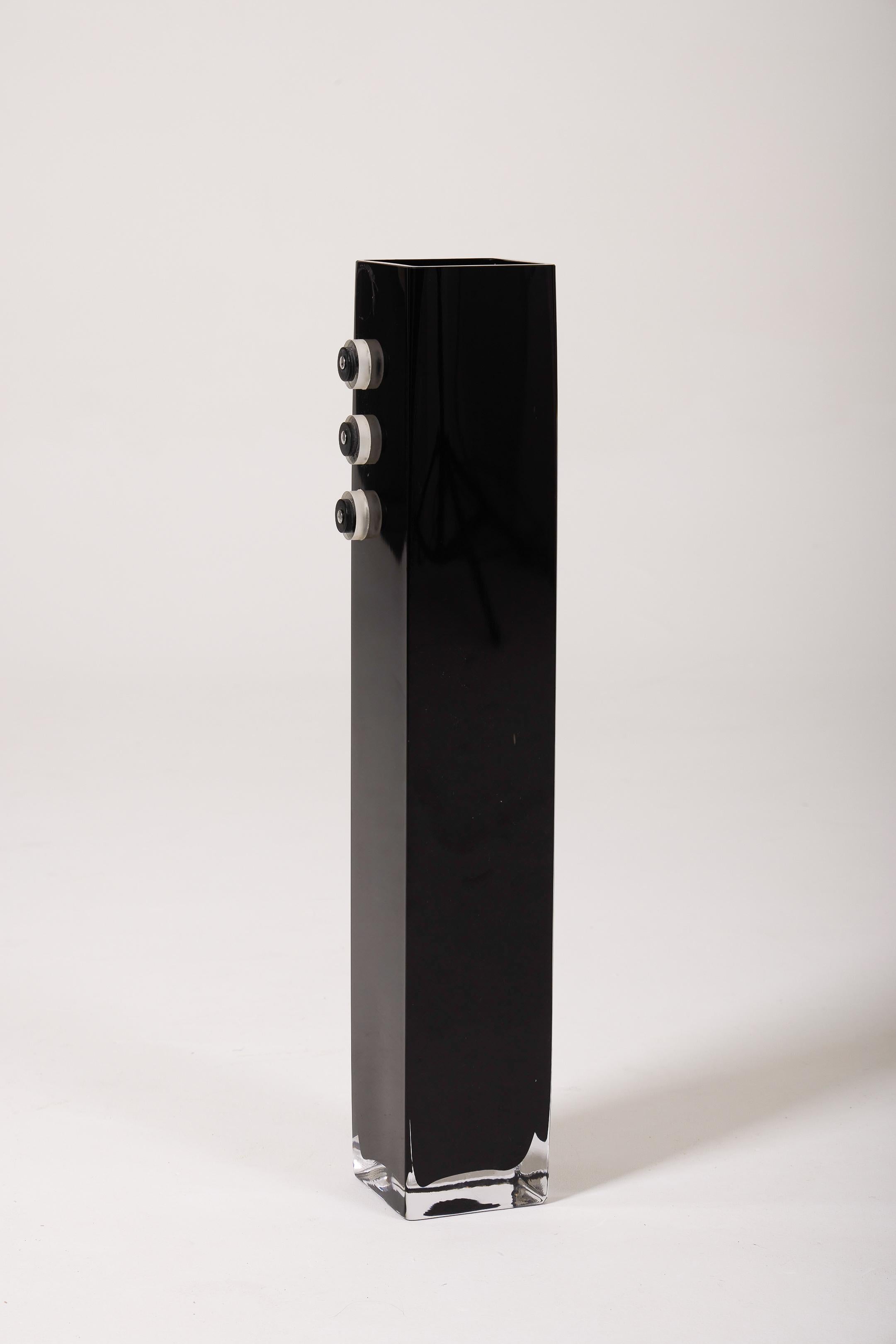 Verre Vase Art déco d'Anatole Riecke