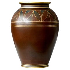 Art Deco Vase by Gunnar Nylund for ALP, Sweden, 1930s
