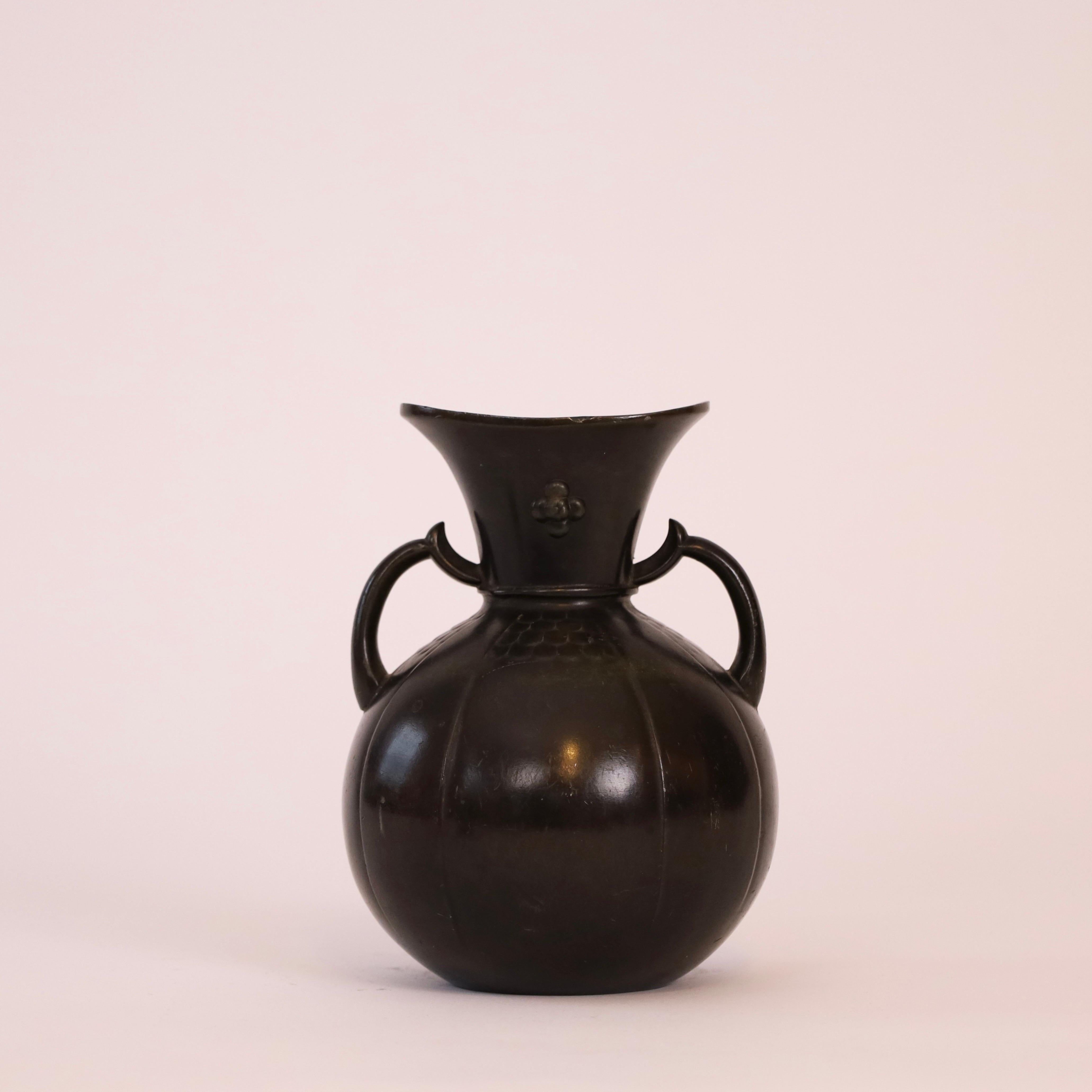 Art-déco-Vase von Just Andersen, 1920er Jahre, Dänemark im Angebot 6