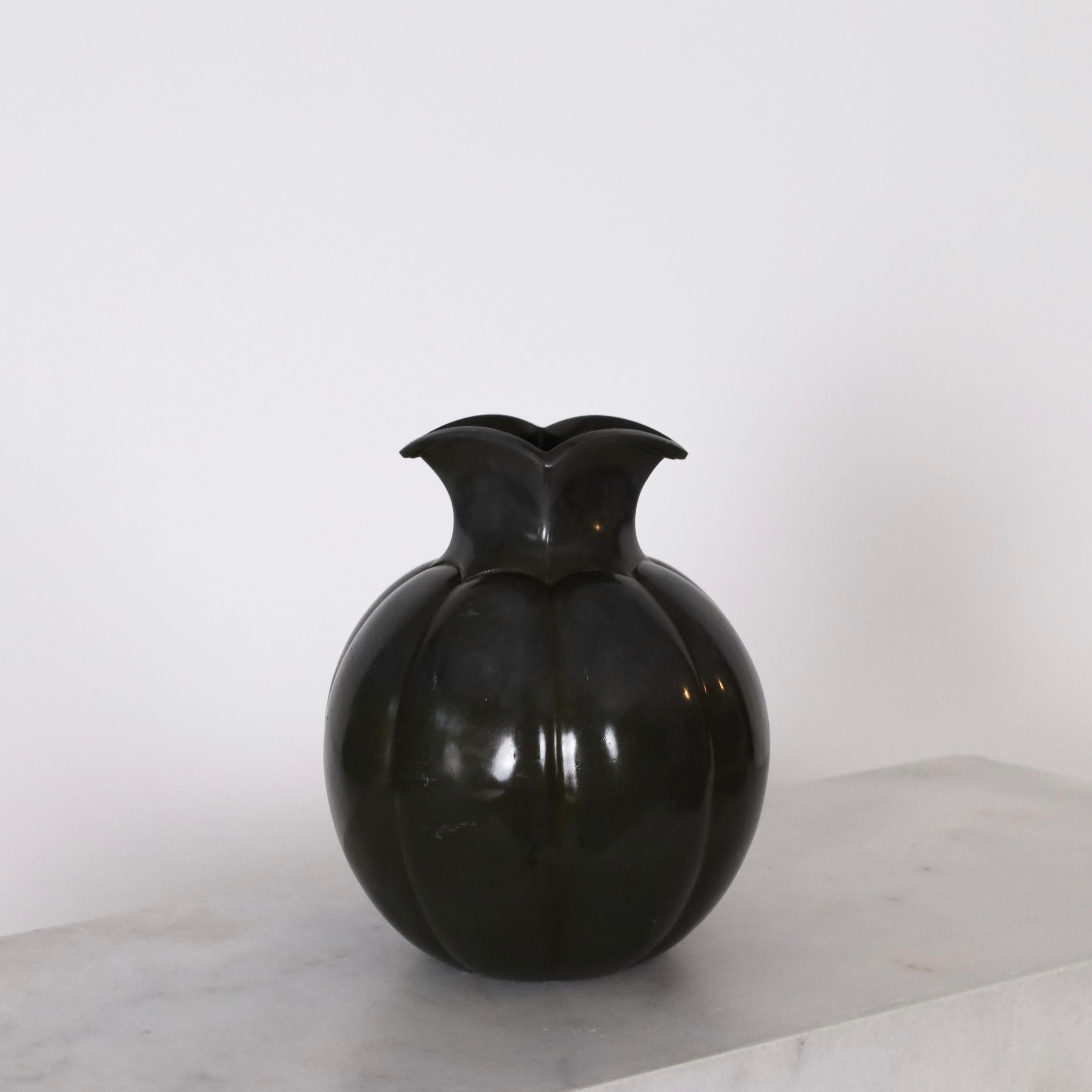 Art Deco Vase by Just Andersen, 1930s, Denmark In Fair Condition For Sale In Værløse, DK