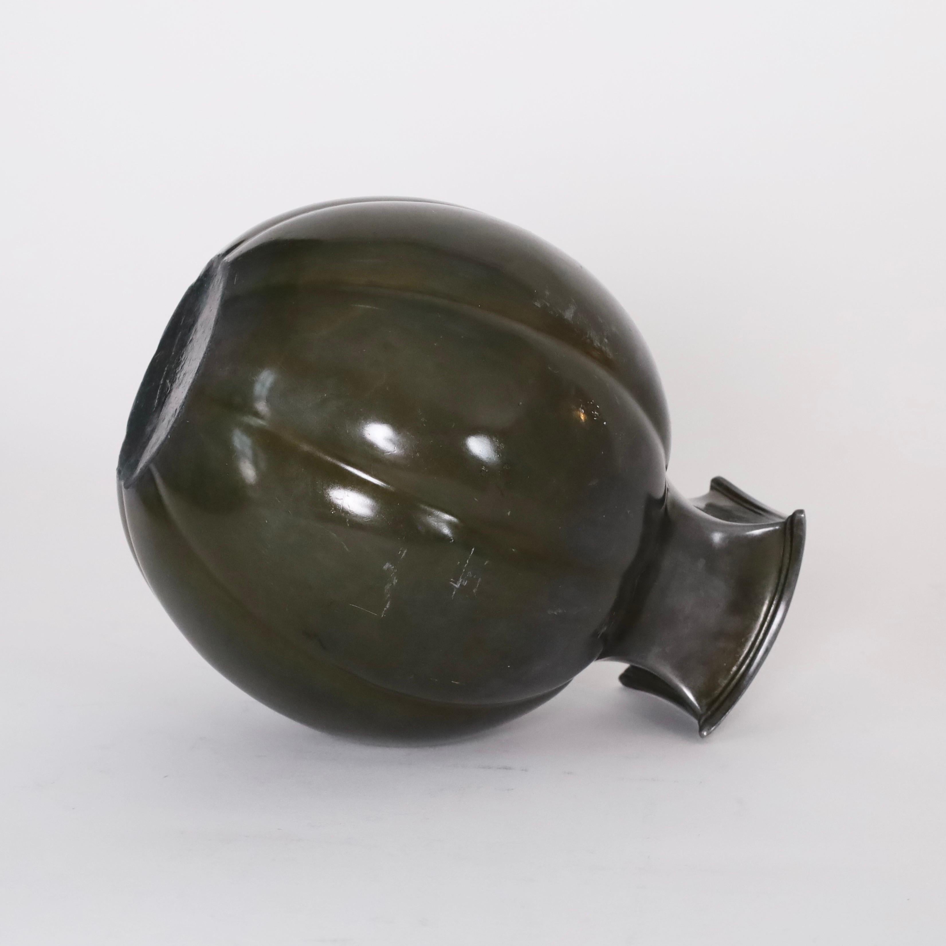 Art Deco Vase by Just Andersen, 1930s, Denmark For Sale 3