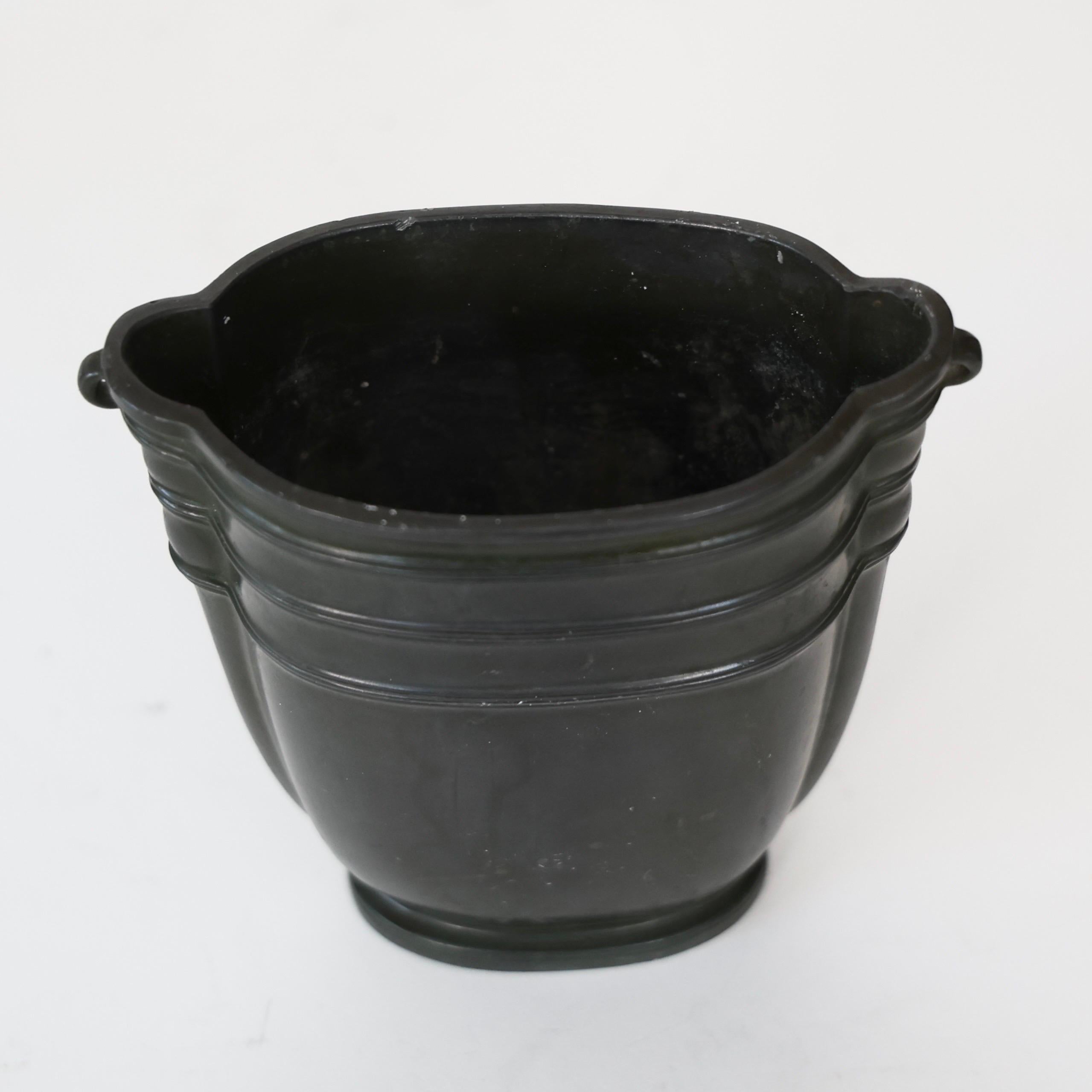 Vaso Art Deco di Just Andersen, anni '1940, Danimarca in vendita 3