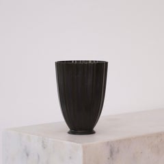 Vaso Diskometal Art Deco disegnato da Just Andersen, anni '40, Danimarca