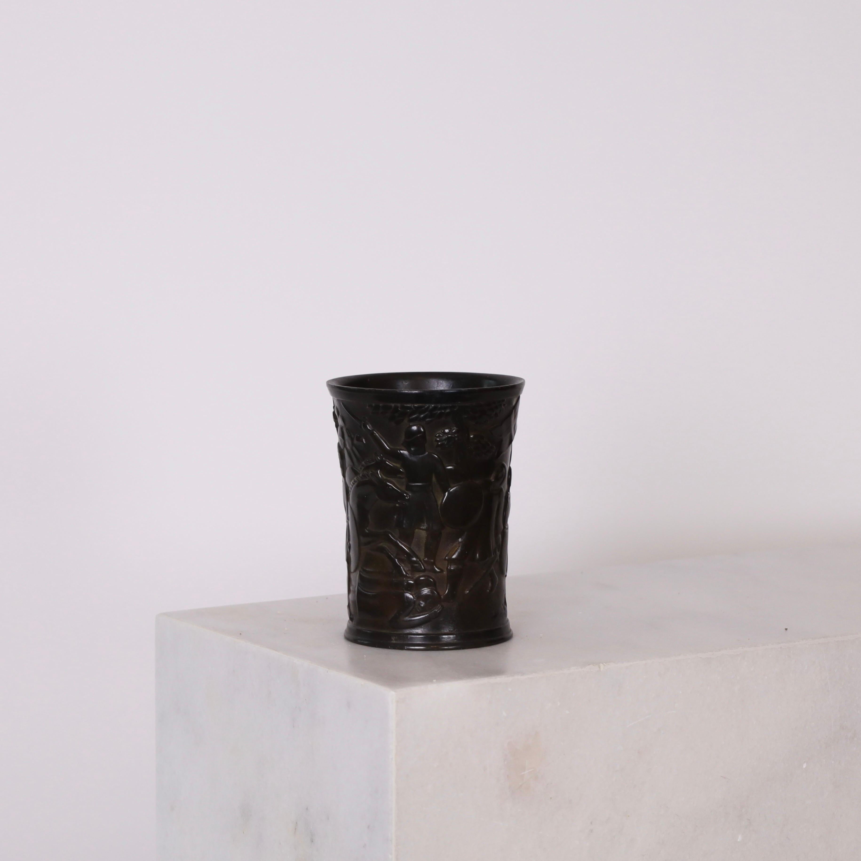Vaso Art déco di Just Andersen, anni '1940, Danimarca In condizioni buone in vendita a Værløse, DK