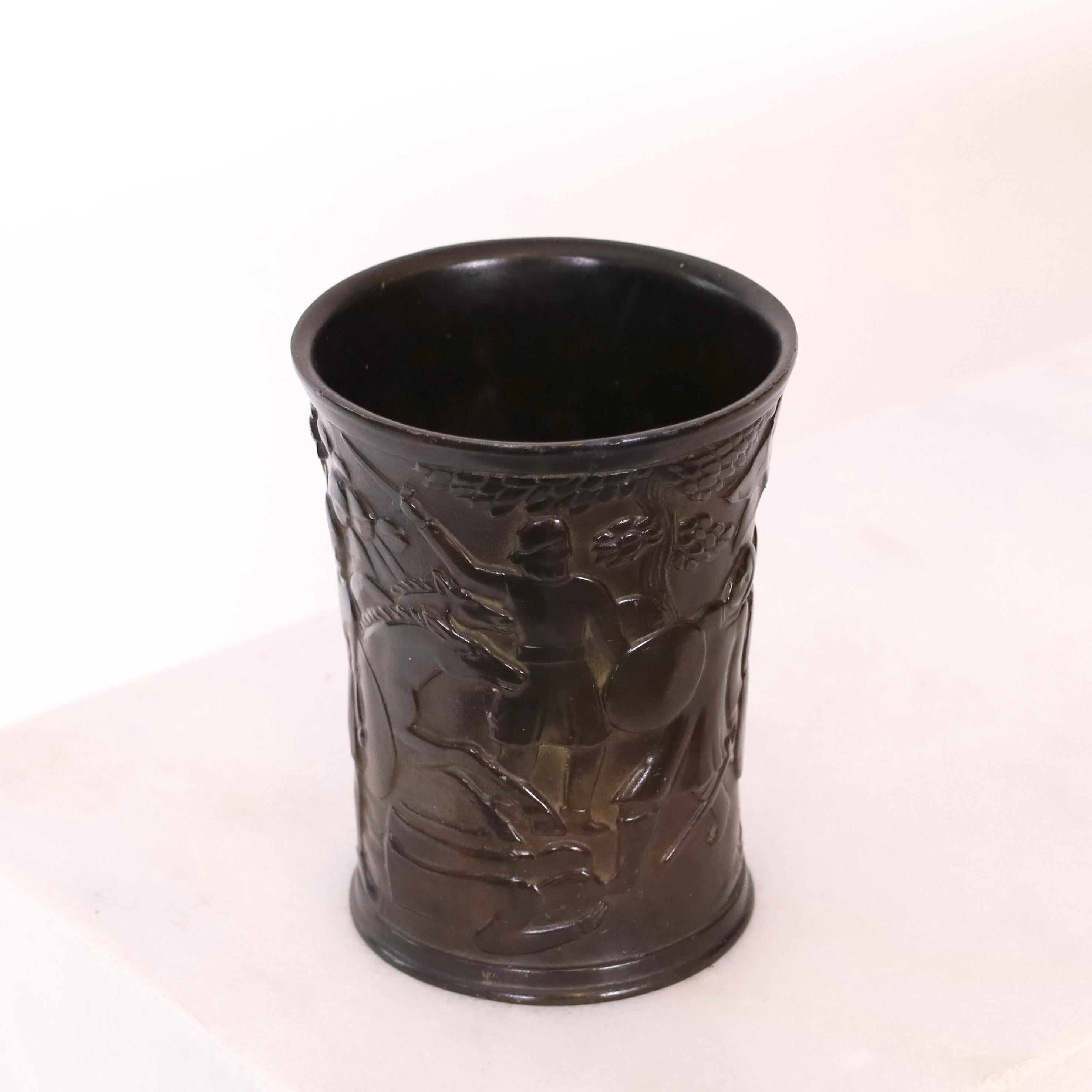 Vaso Art déco di Just Andersen, anni '1940, Danimarca in vendita 1