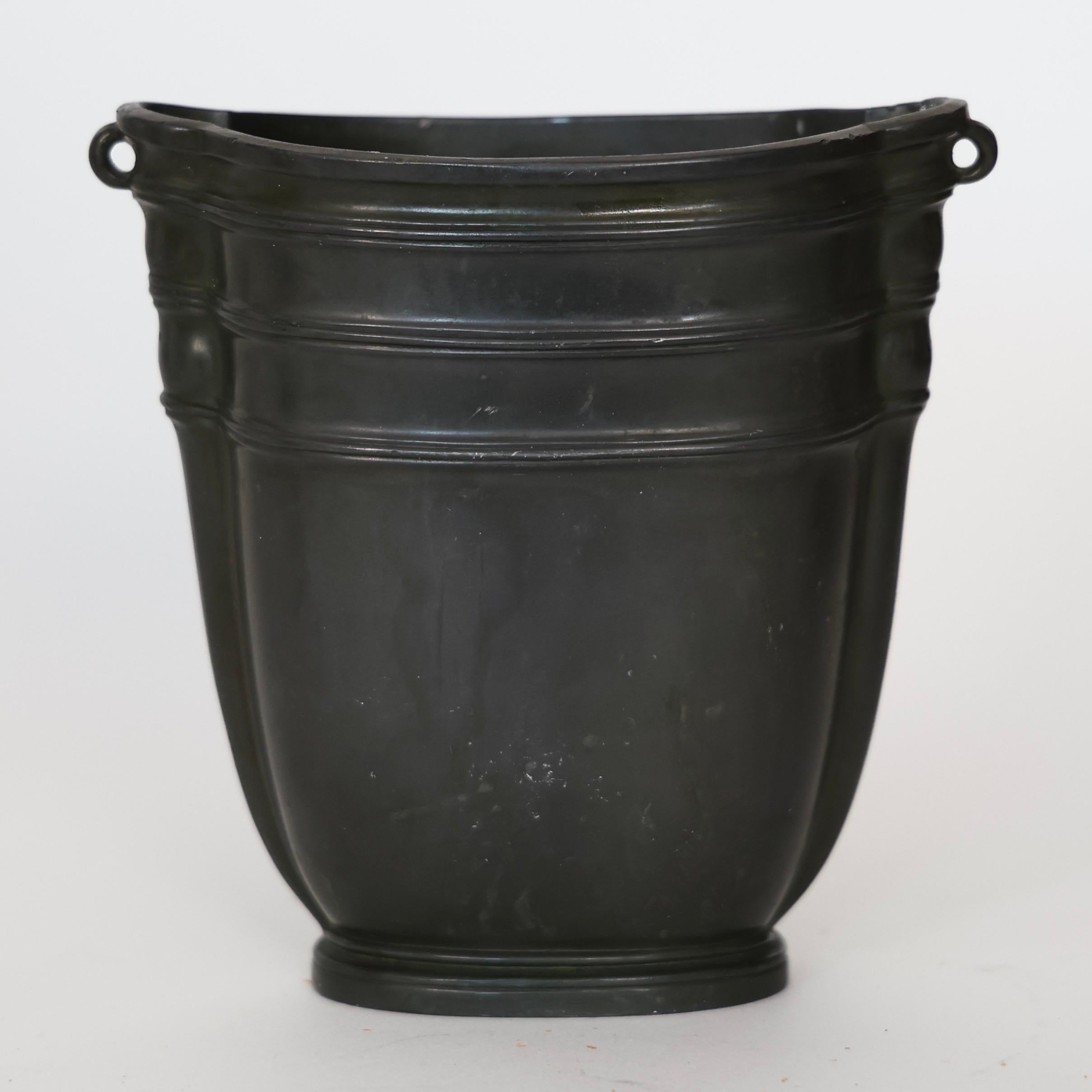 Metallo Vaso Art Deco di Just Andersen, anni '1940, Danimarca in vendita