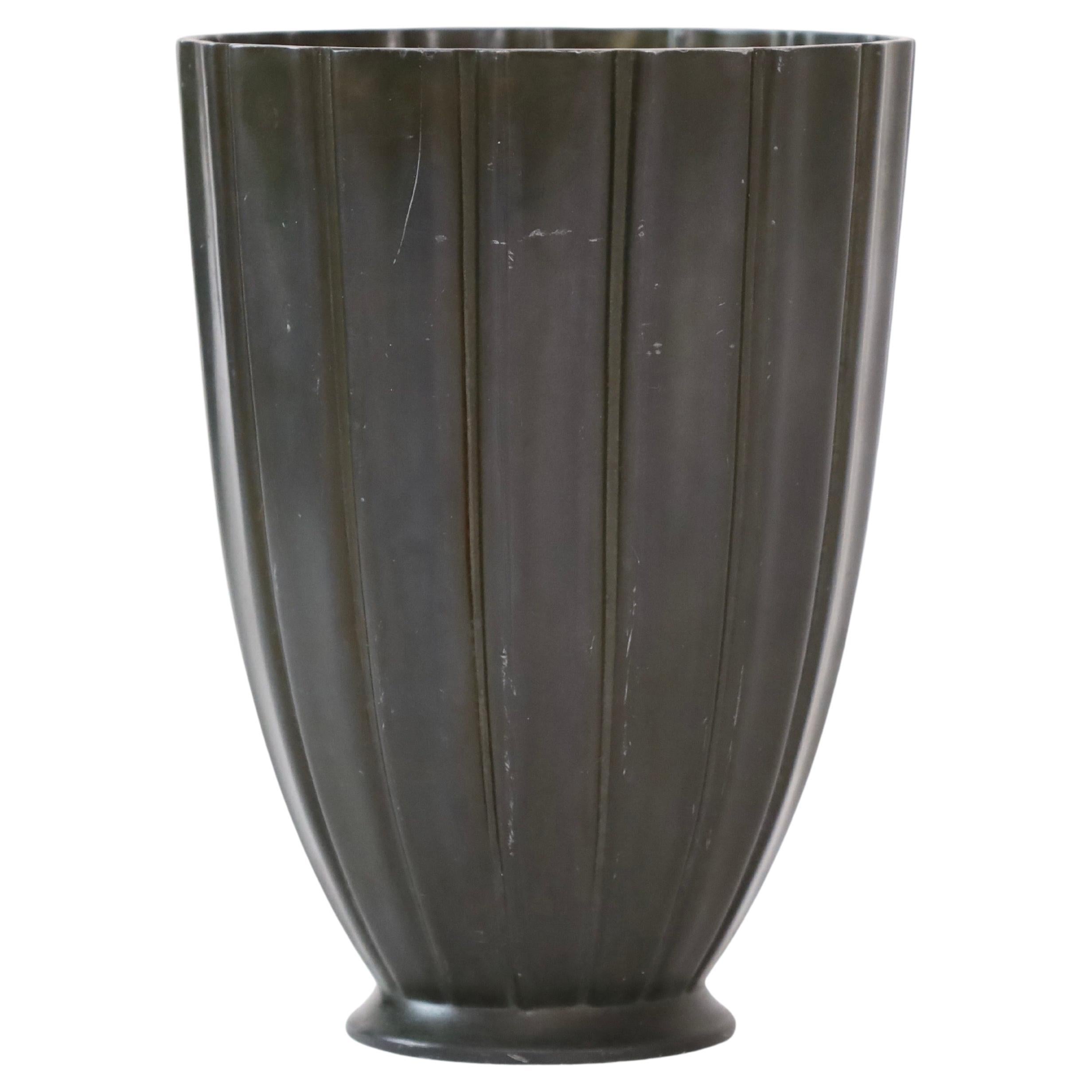 Vase Art déco de Just Andersen, années 1940, Danemark en vente